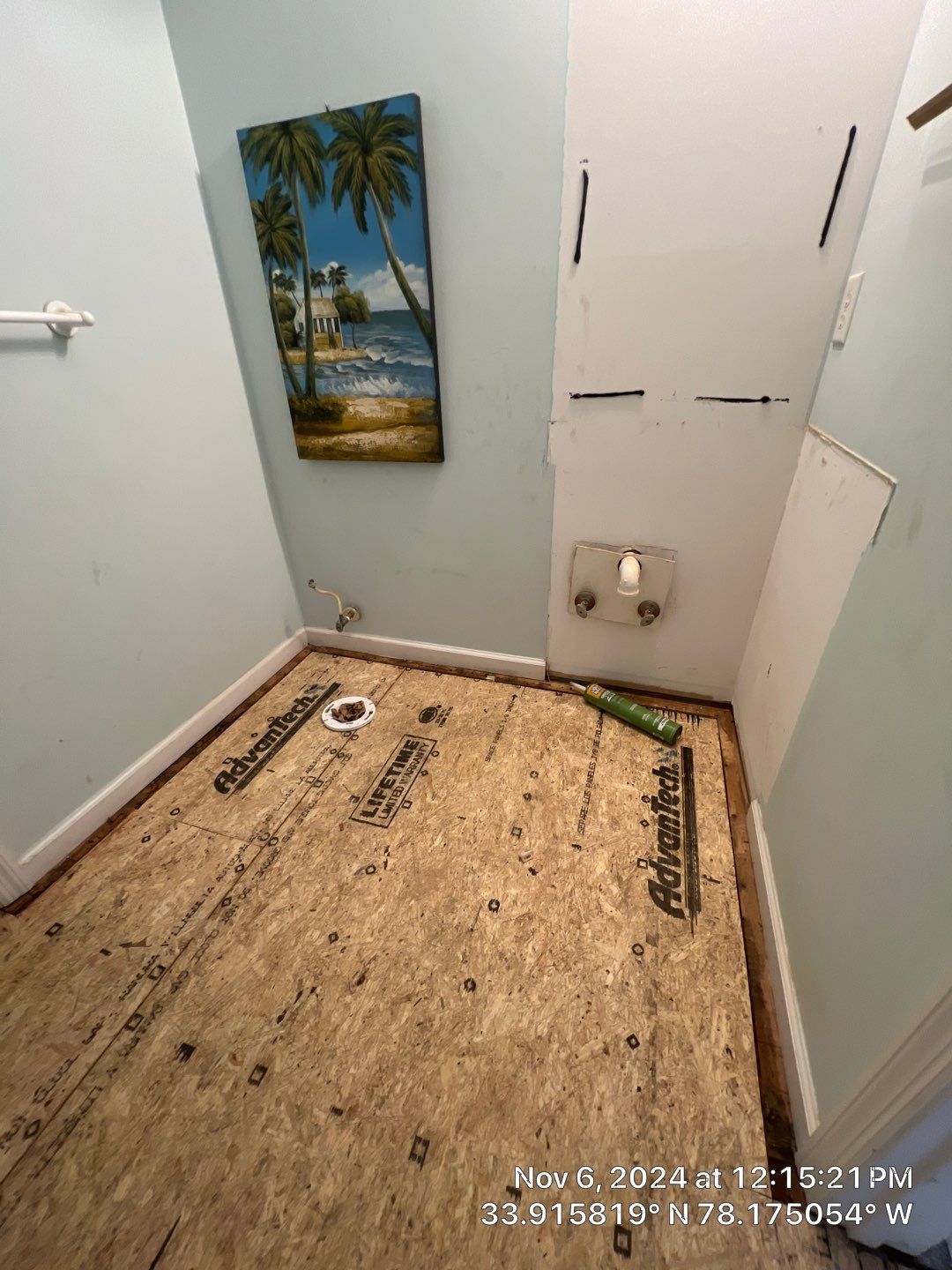 Caving Floor Flooring Repair in Oak Island, NC by RGR Construction and Roofing, LLC