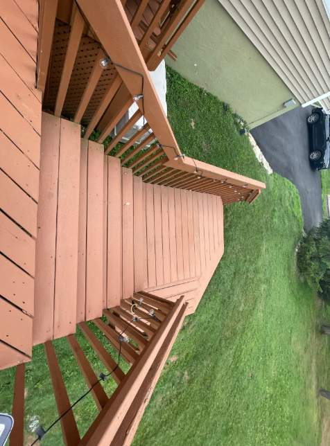 Deck Resurface + Extension in Randolph by deck guardian