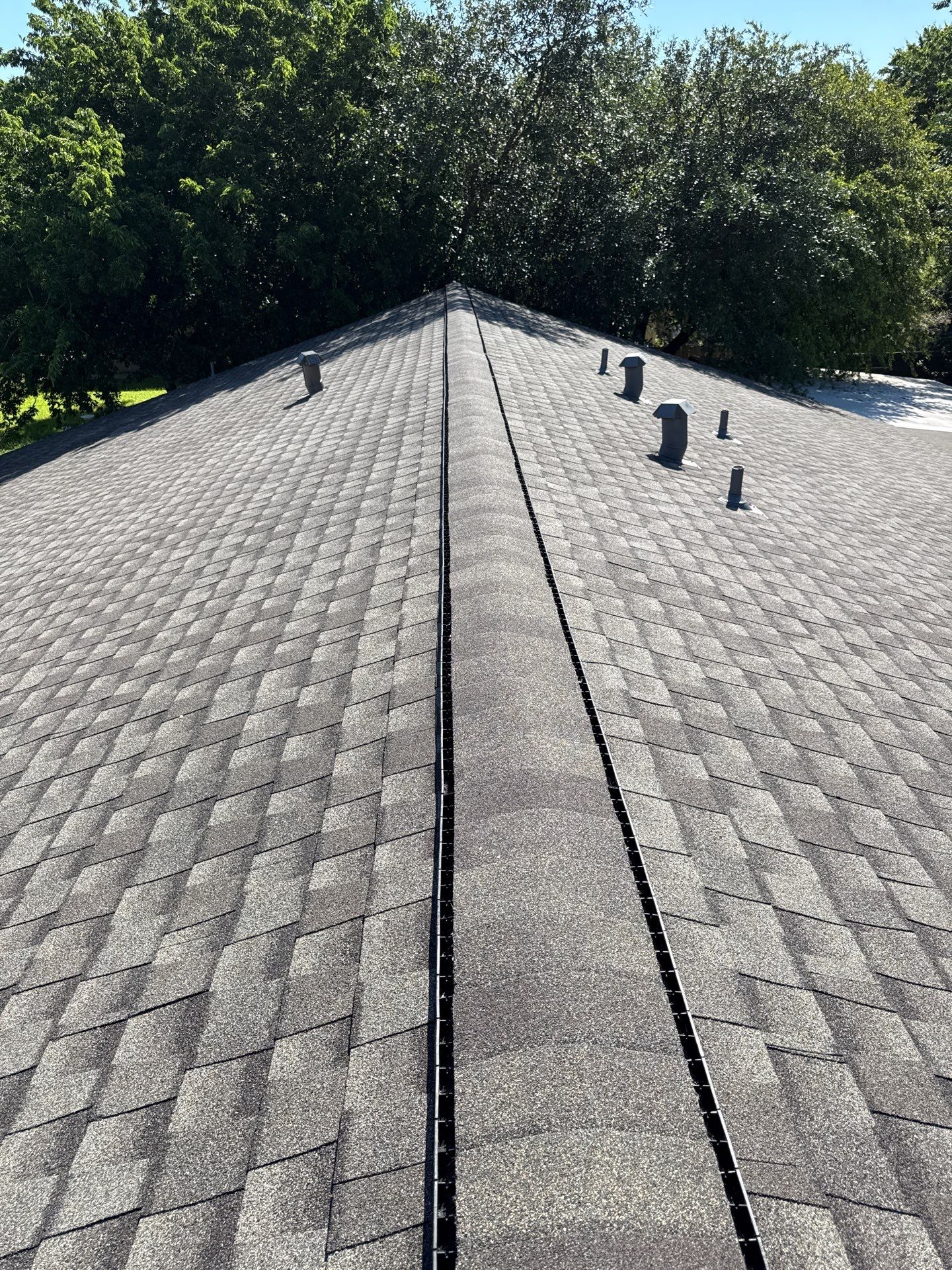 Residential Roof Replacement using GAF - Ultra HDZ - Weathered Wood by Action Exteriors Austin
