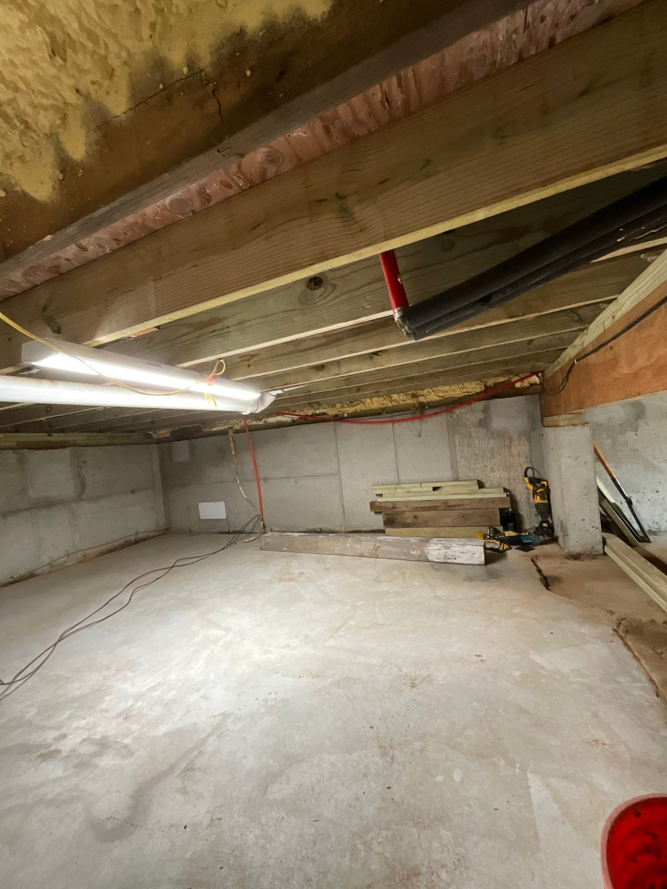 Structural Repair and Sistering of Floor Joists by A.M. Shield Waterproofing, Corp.