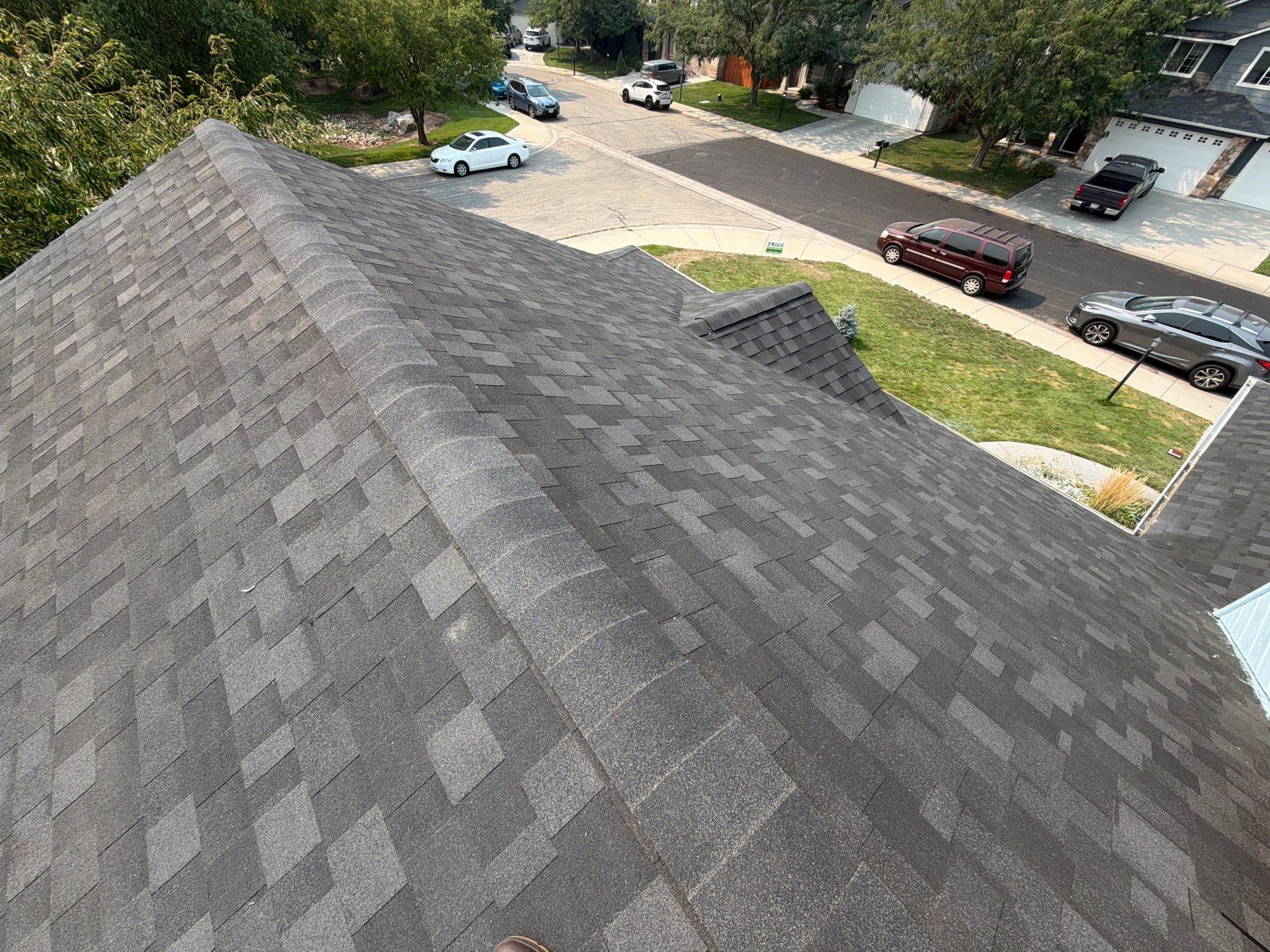 Asphalt Architectural Shingle Roof Replacement in Meridian, Idaho by Olive Roofing