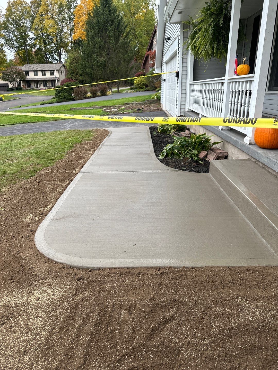 Broom Finish Walkway  by NG Masonry & Construction LLC