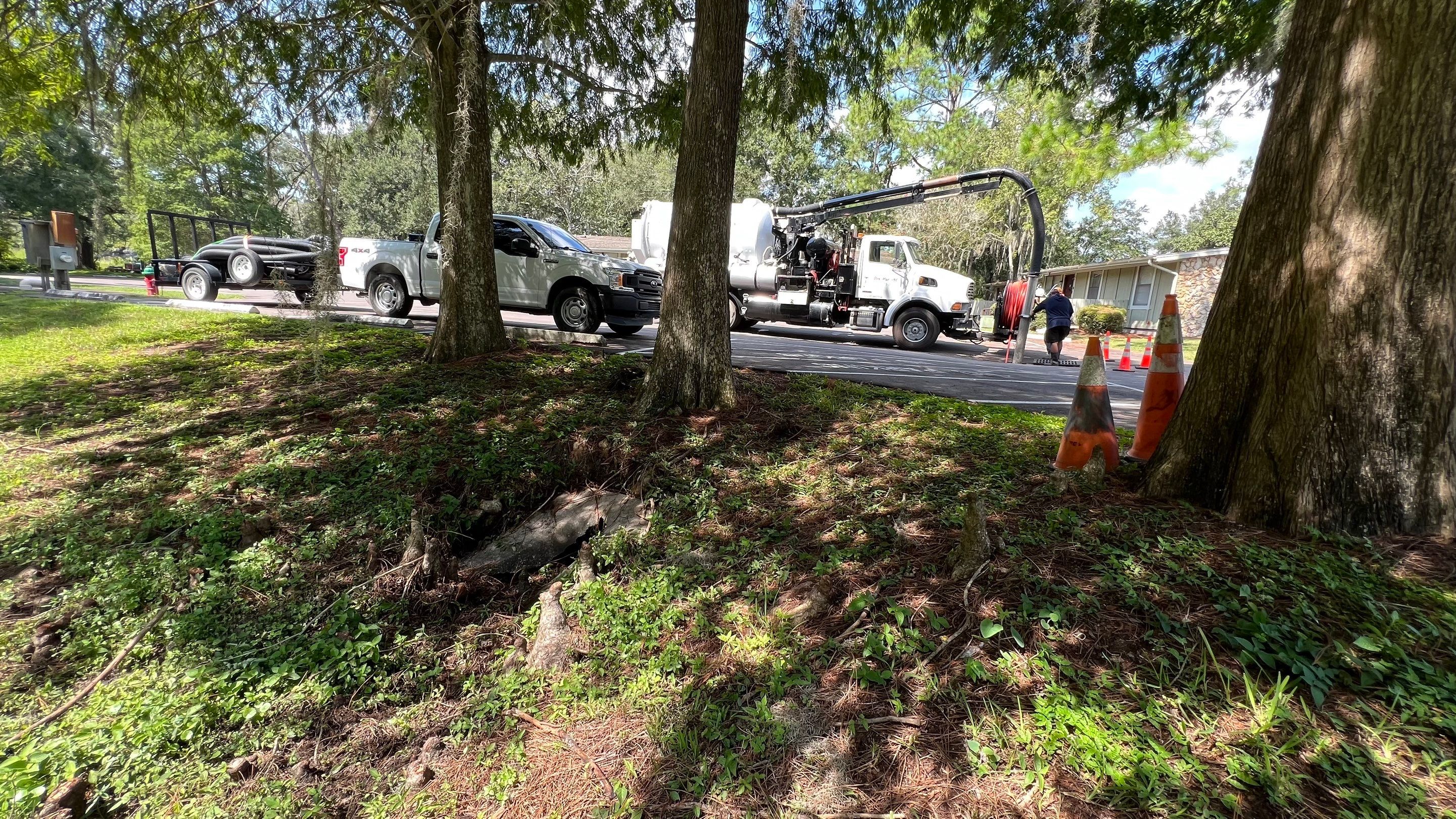 Apartment Complex Storm Water System Cleaning and Maintenance by APS Power & Water