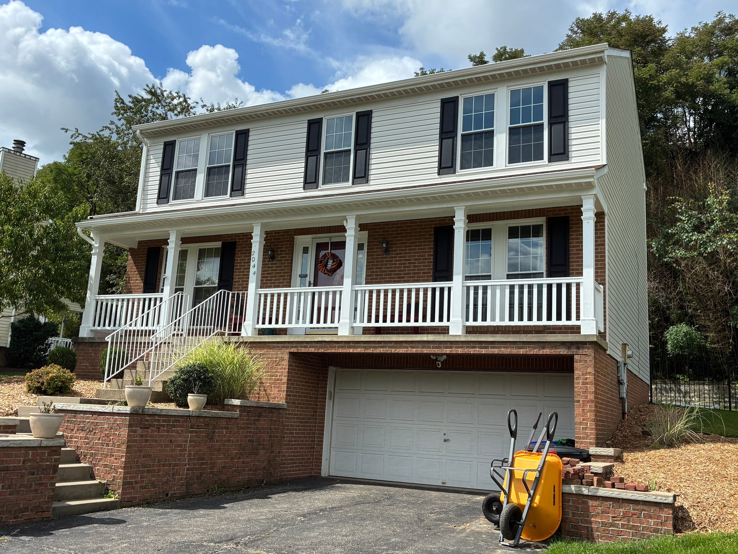 Full House Siding Renovation with Tyvek Wrap in South Park by Ideal Siding Pittsburgh