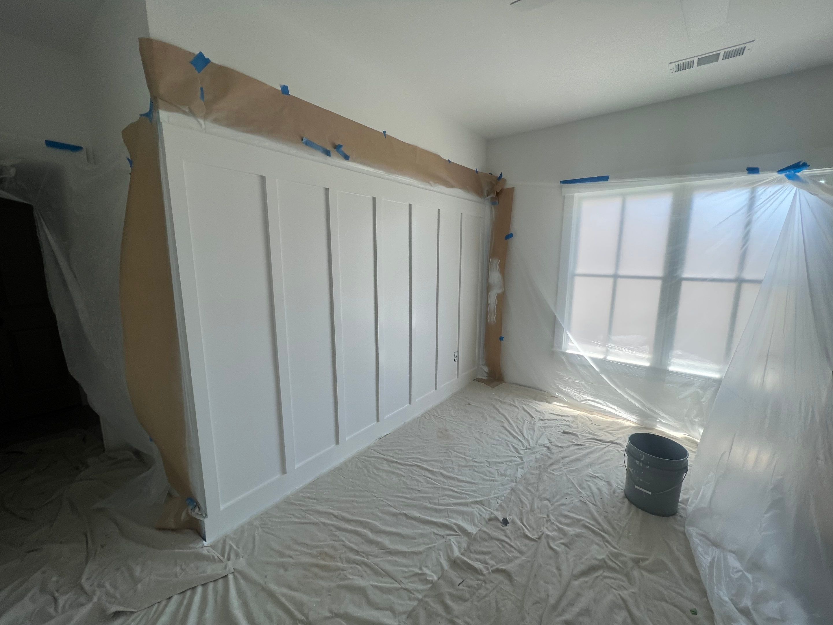 Custom Board and Batten and Interior Painting in Acworth by Swift Home Renovations