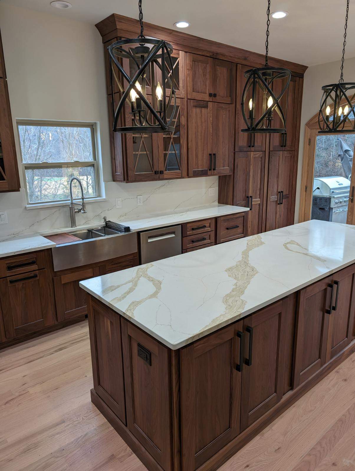 Black Walnut Kitchen by Kitchen Works LLC