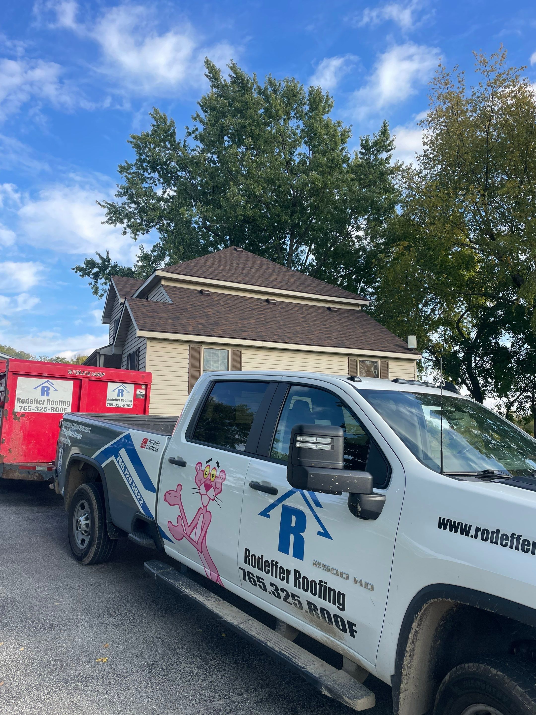 Project in Selma, IN by Rodeffer Roofing INC