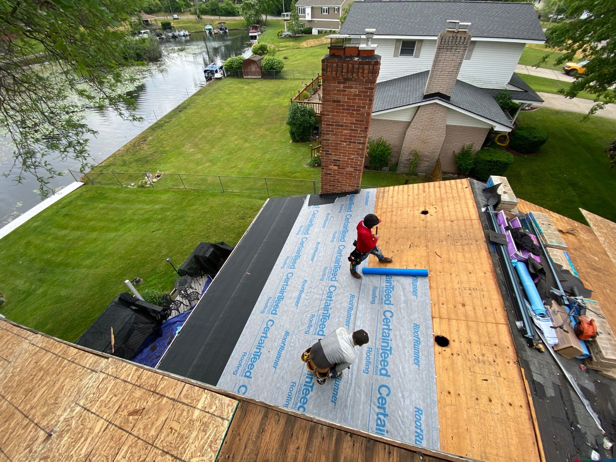 Roof Replacement using CertainTeed Landmark by 180 Contractors
