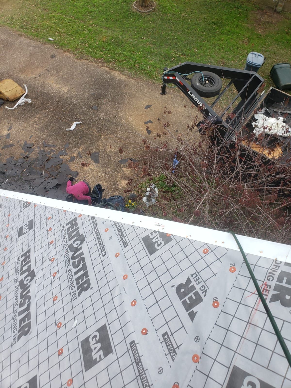 Residential Roofing Installation using Roof Replacement by American Roofing & Construction LLC