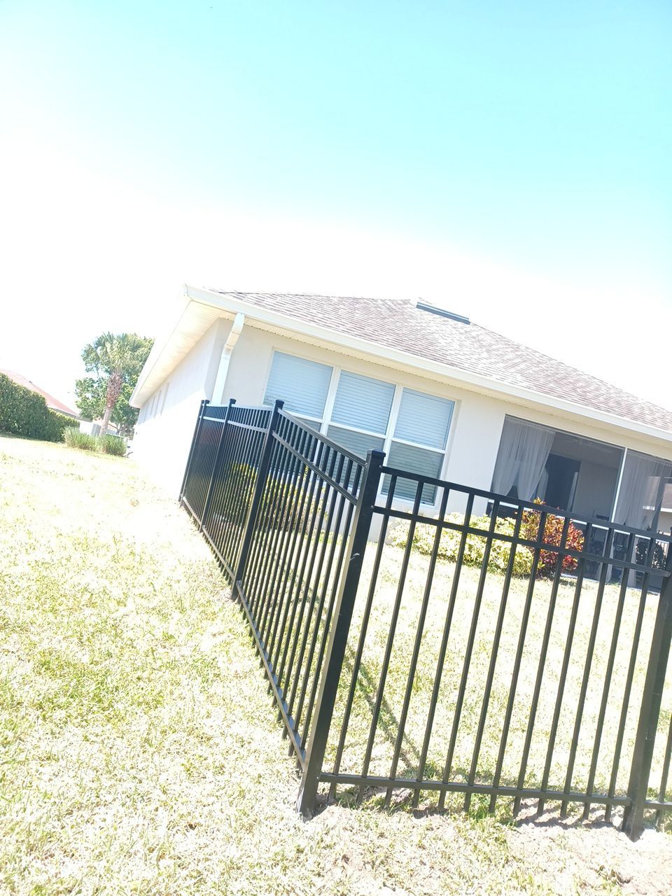 Palmetto, FL 4ft. Tall 3-Rail Black Aluminum by Asap fence and gates, LLC