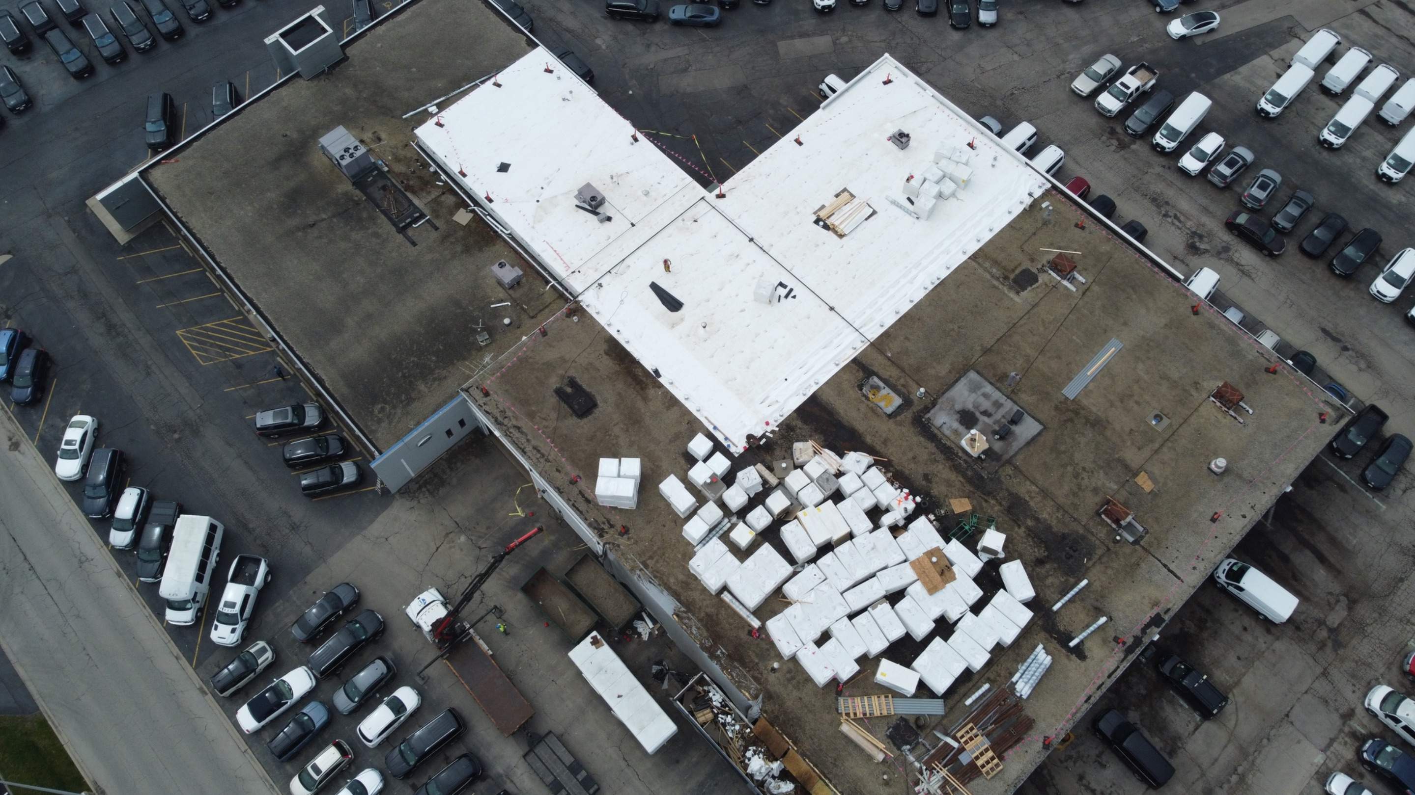 Ford Dealership - Re-Roof by Pink Roofing