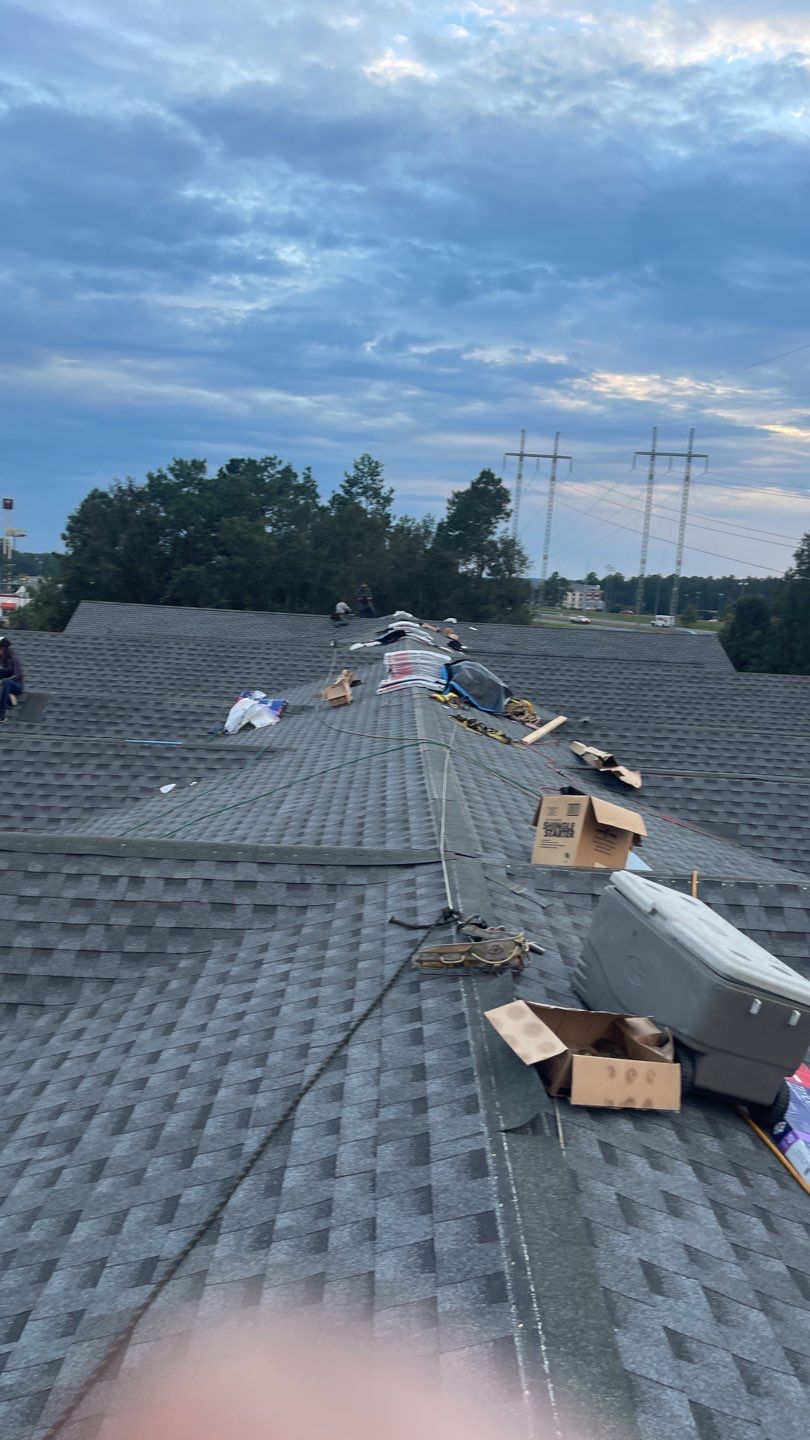 Commercial Roofing Installation using Roof Replacement by American Roofing & Construction LLC
