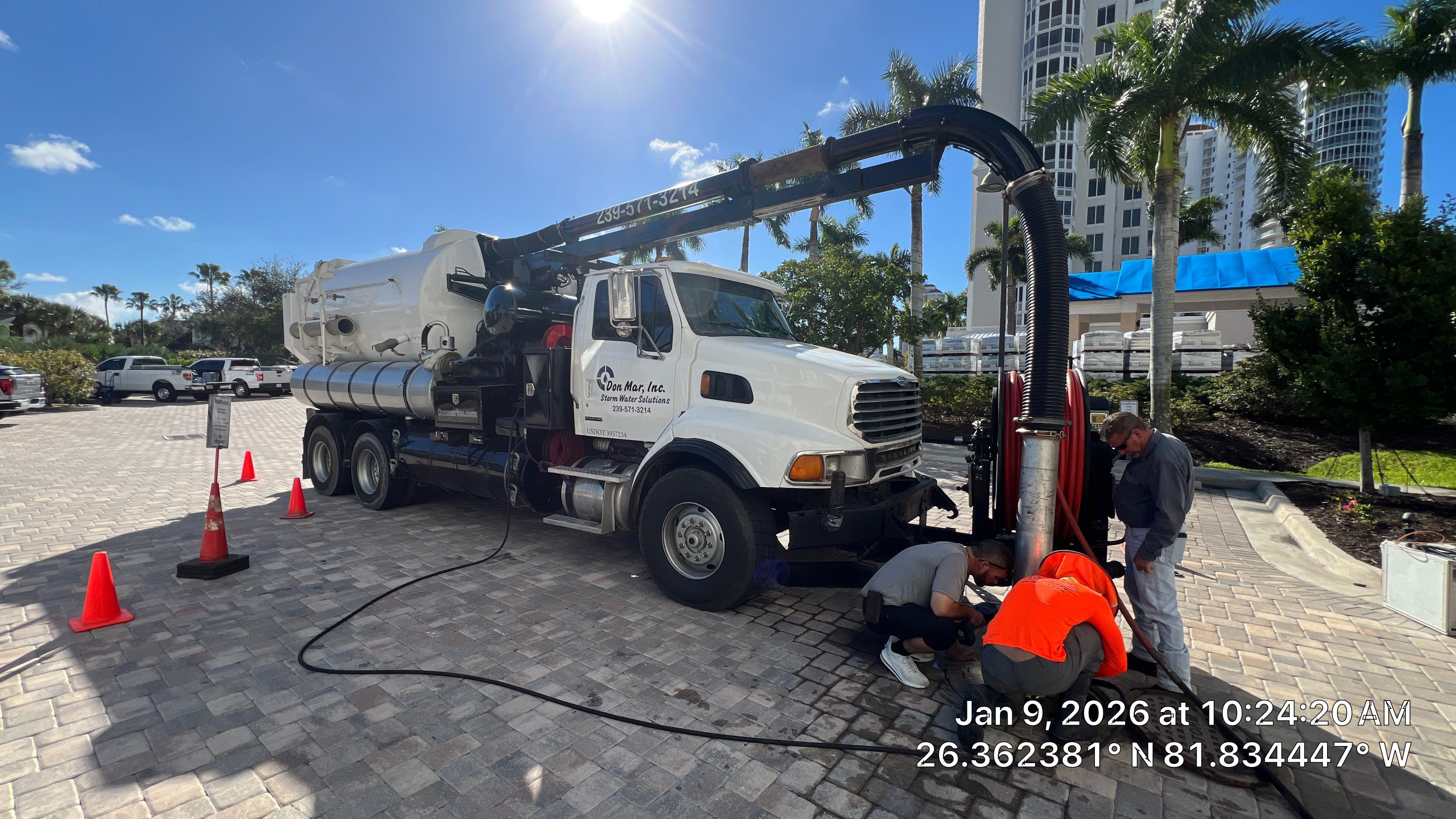 Bonita Bay Condo Stormwater System Maintenance with PRS by APS Power & Water