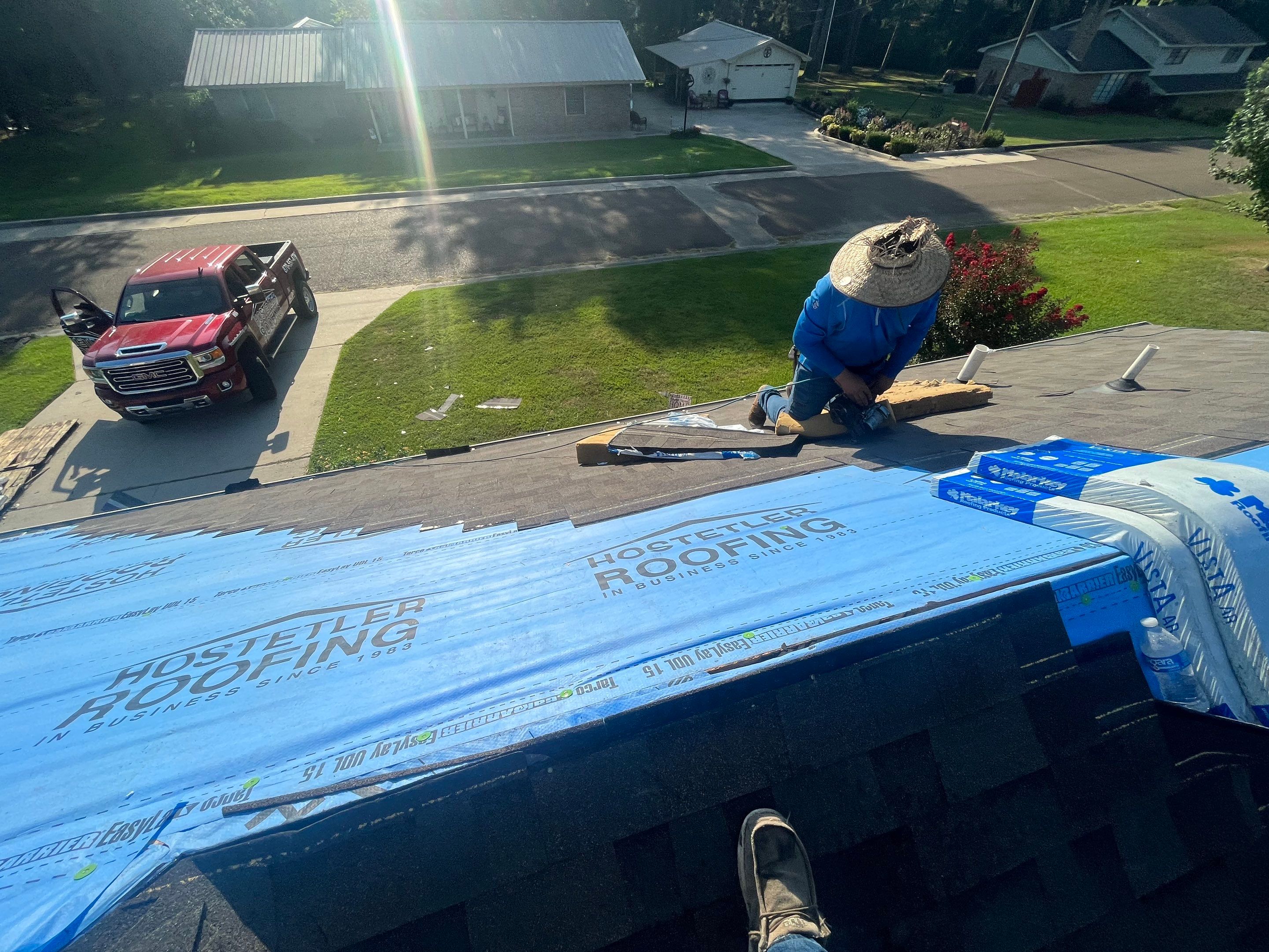 Storm Restoration Reroof: 40 Year Impact Rated Architectural Shingle by Hostetler Roofing