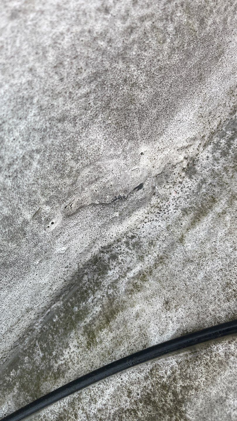 EPDM (rubber) Roof Cleaning using Honda 15lpm Low Pressure Washing Machine by Ges Exterior Cleaning ltd