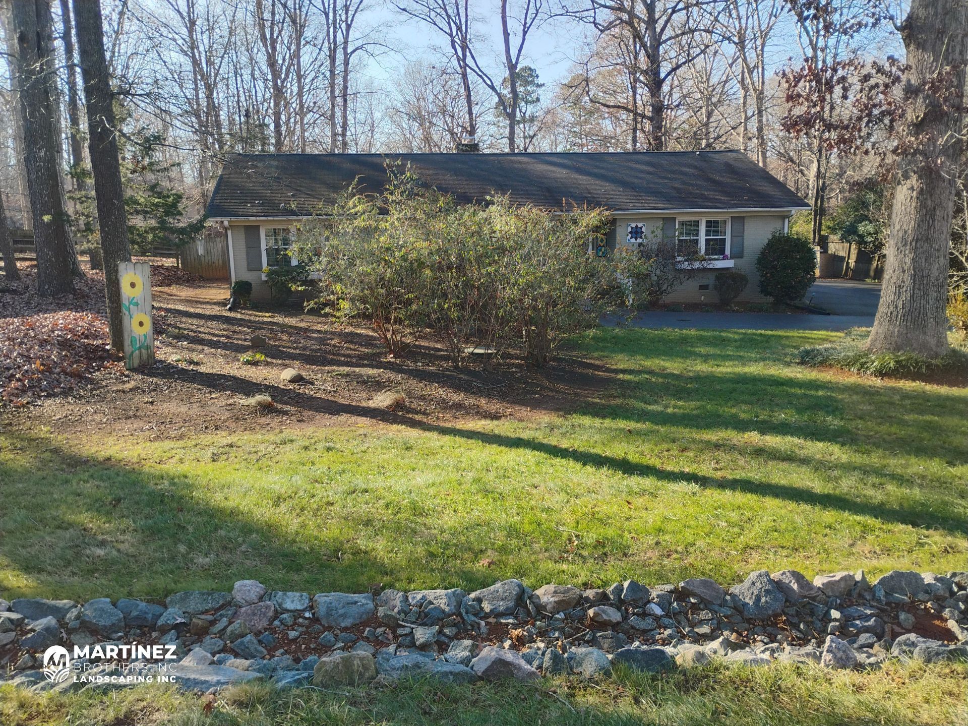Leaf removal in Hillsborough by Martinez Brother’s Nc Landscaping Inc