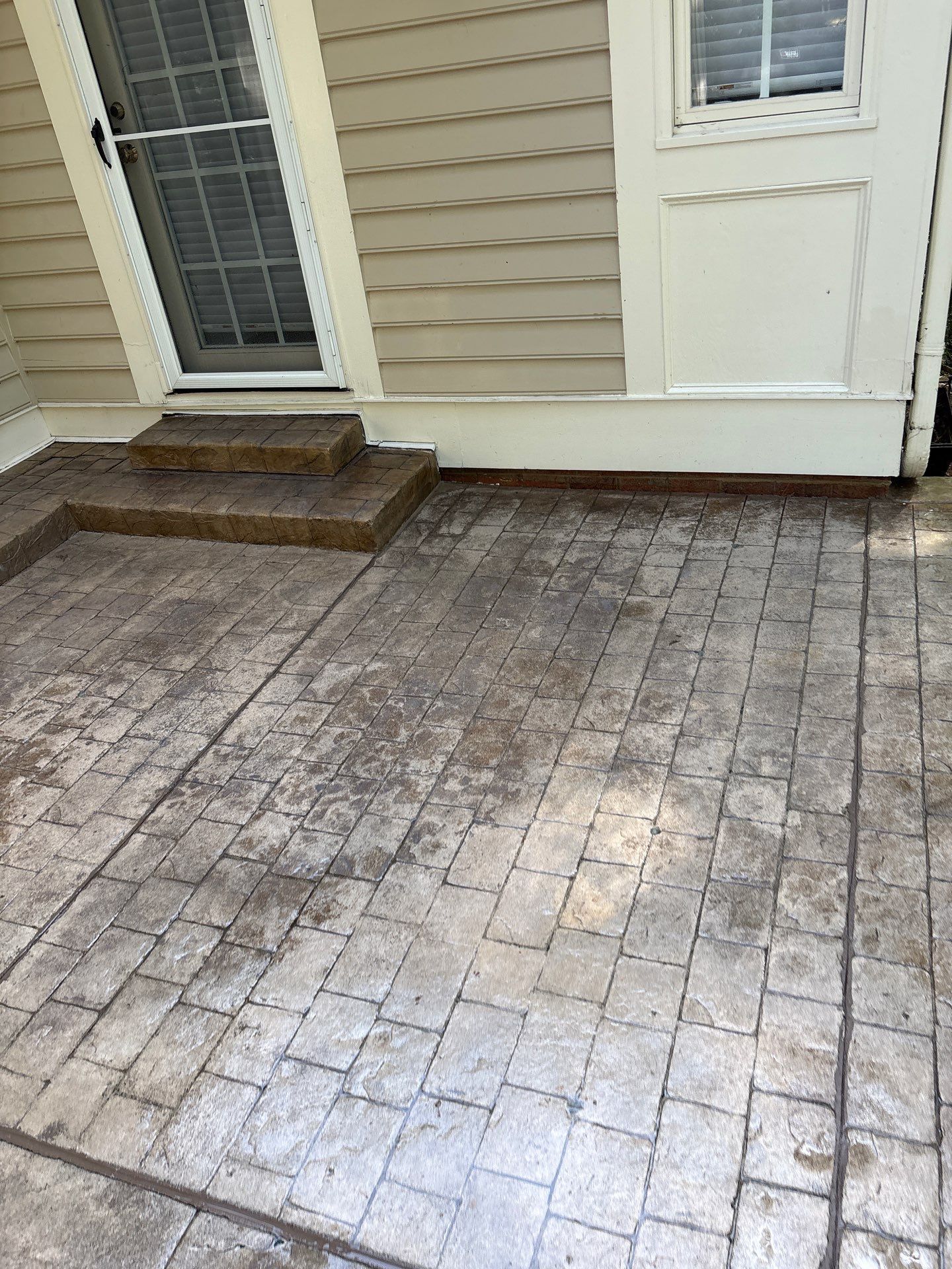 paver patio using Concrete Stain by DuraSeal