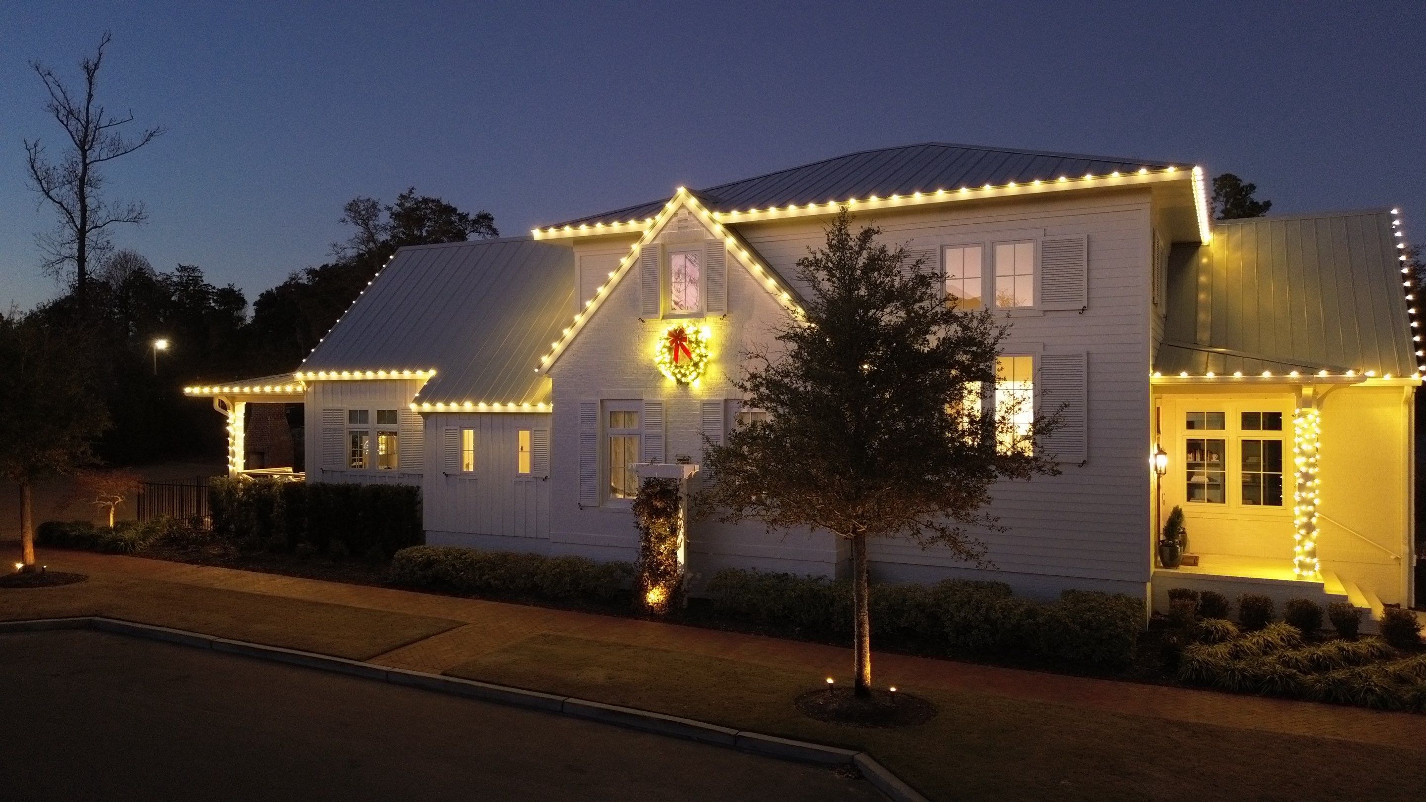 Christmas Light Installation-Airlie Rd by Shark Power Washing