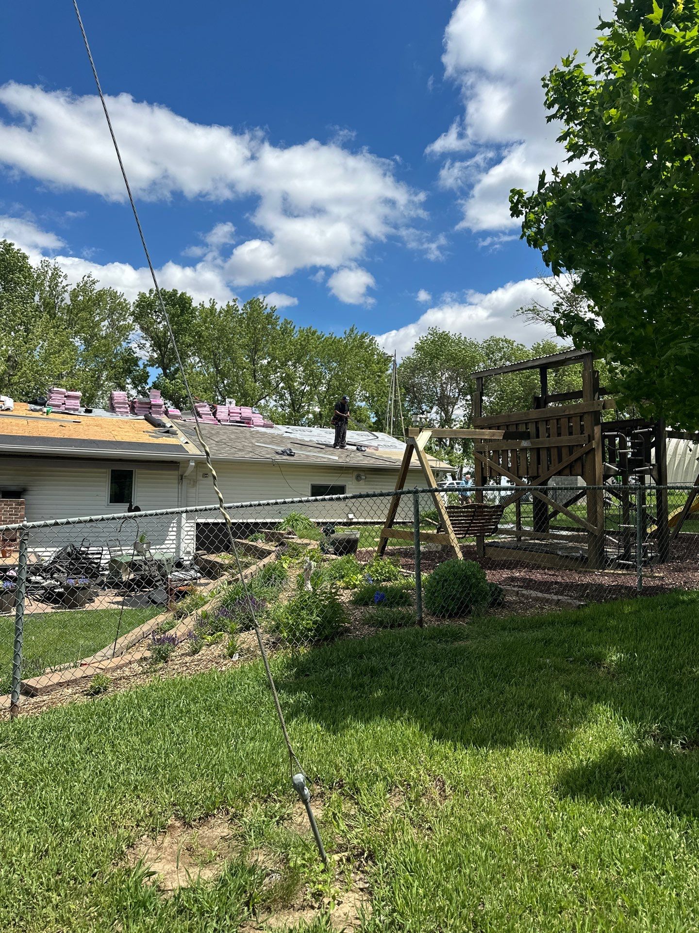 Residential Roofing Installation using Owens Corning Duration Driftwood by Lightning Exteriors