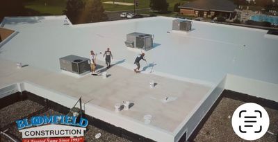 Roof Restoration/Coating at Edgewood Country Club