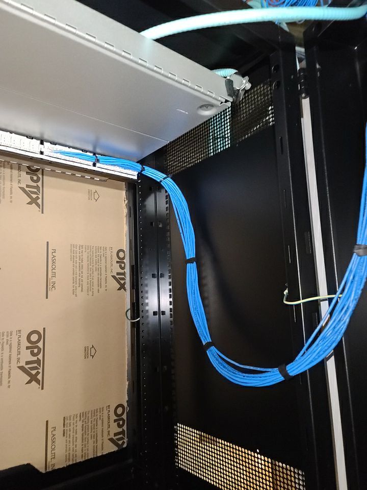 Structure Cable Installation using Cat 6 Cabling & Fiber  by Firmament Solutions