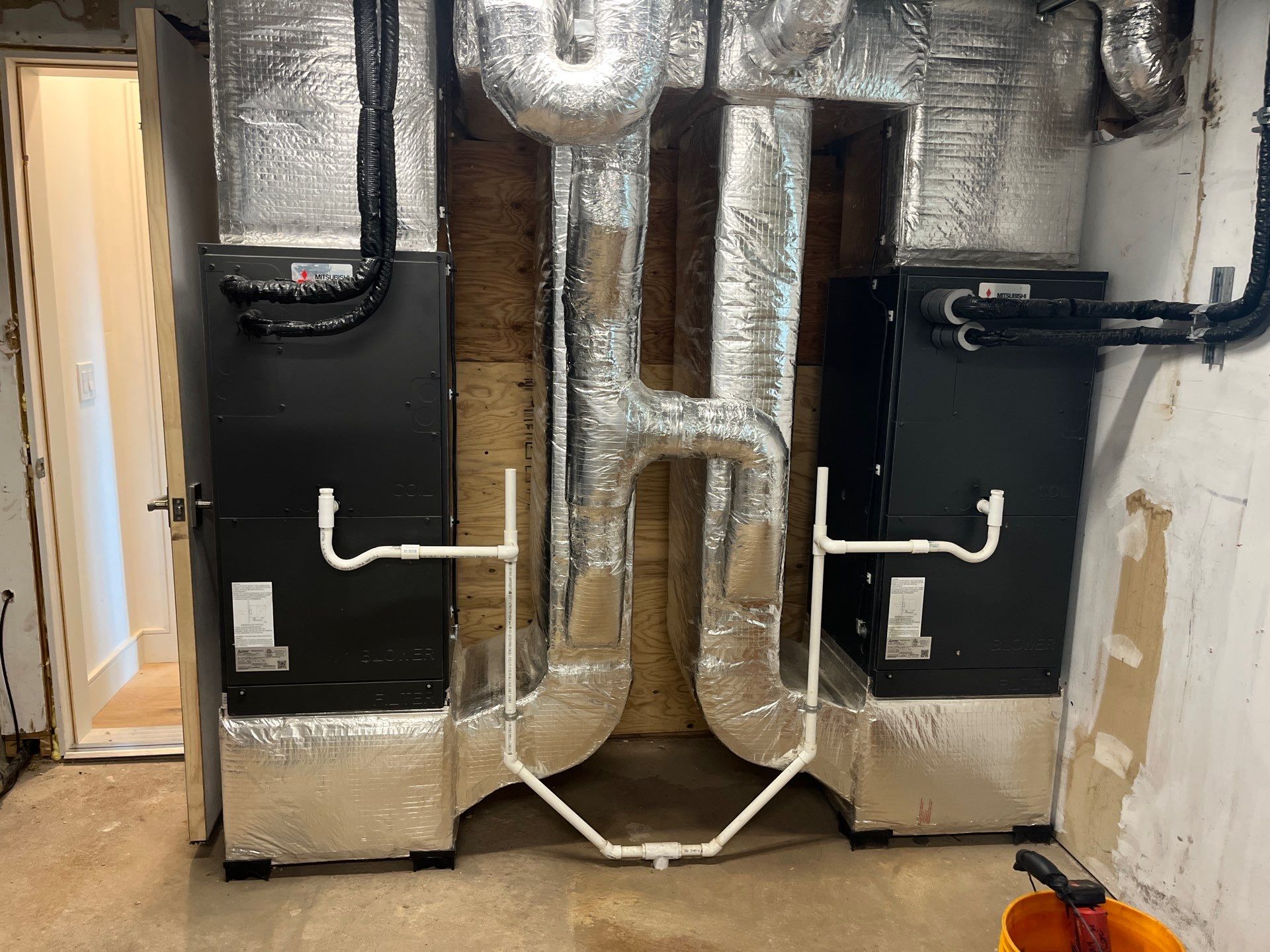 Air Handler Leak & Mitsubishi System Annual Service — Ipswich, MA by FAGONE MECHANICAL