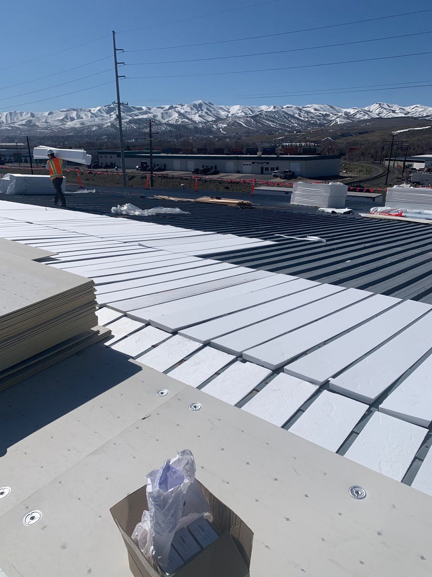 Commercial Roofing Installation using GAF TPO by All County Roofing Inc.