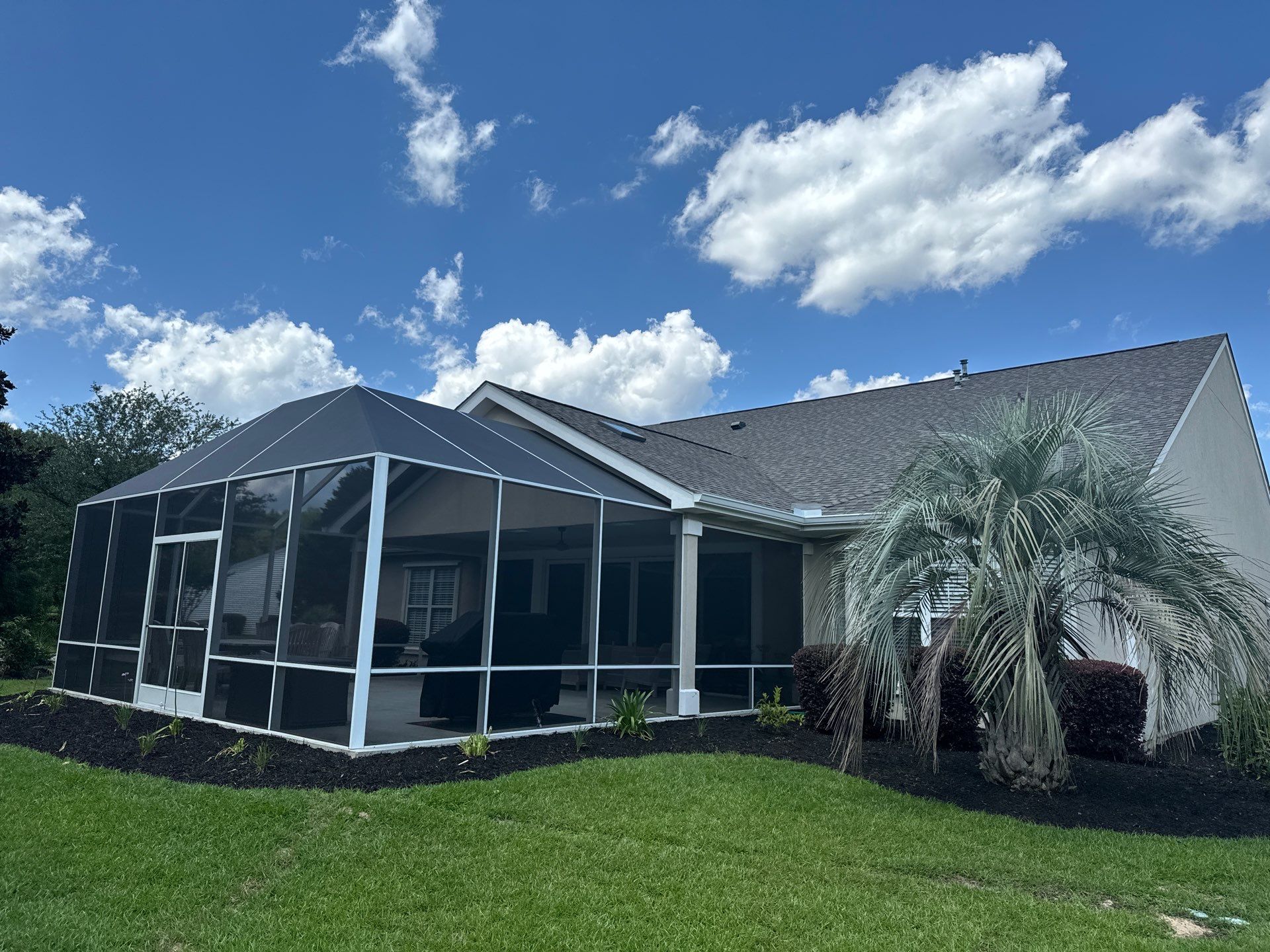 Residential Landscape Refresh and Full Mulch Installation by Lowcountry Scapes, LLC