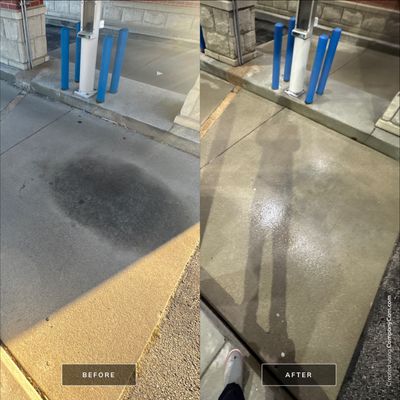 Chase Bank ATM Lane Cleaning