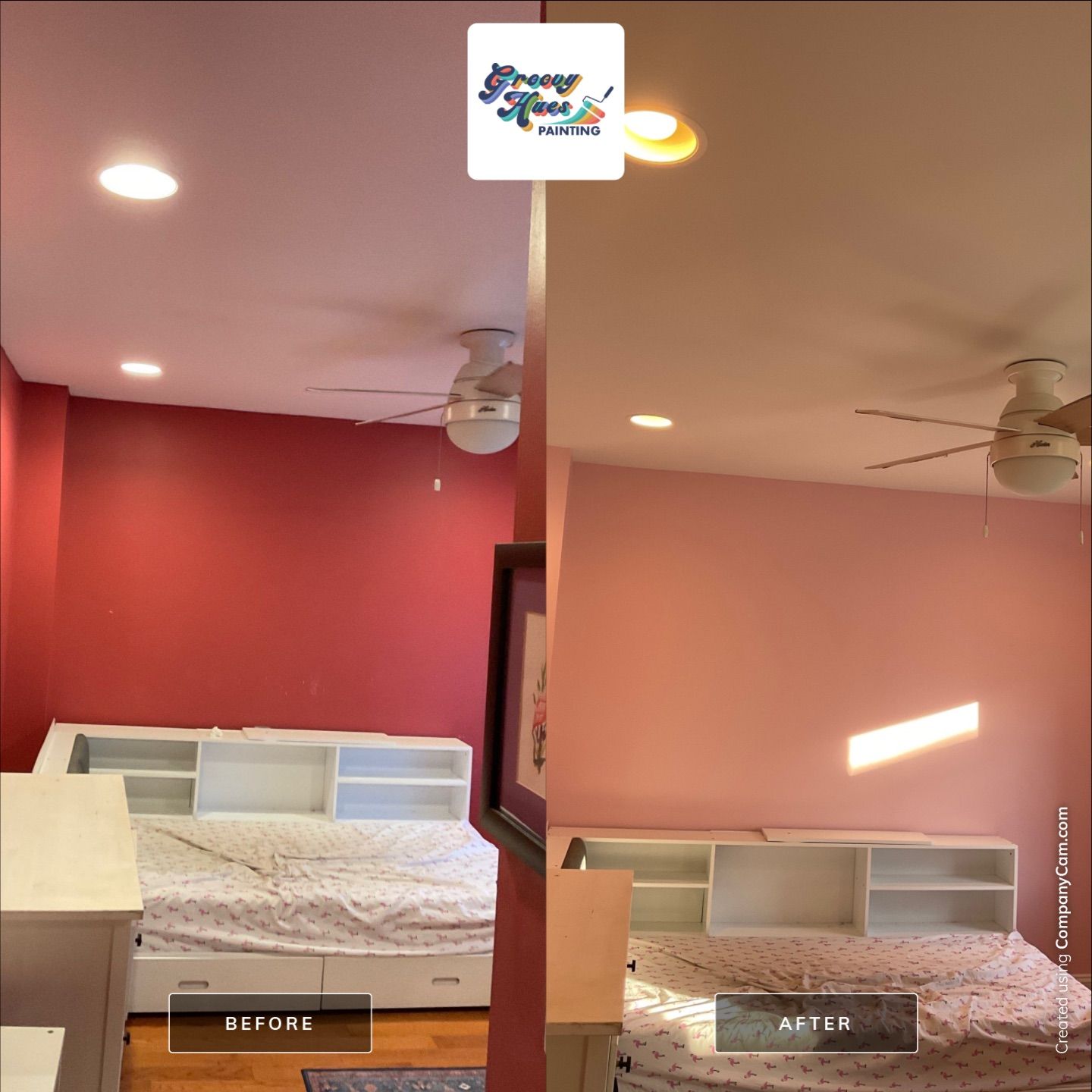 A Soft, Inviting Bedroom Refresh with a Touch of Color by Groovy Hues