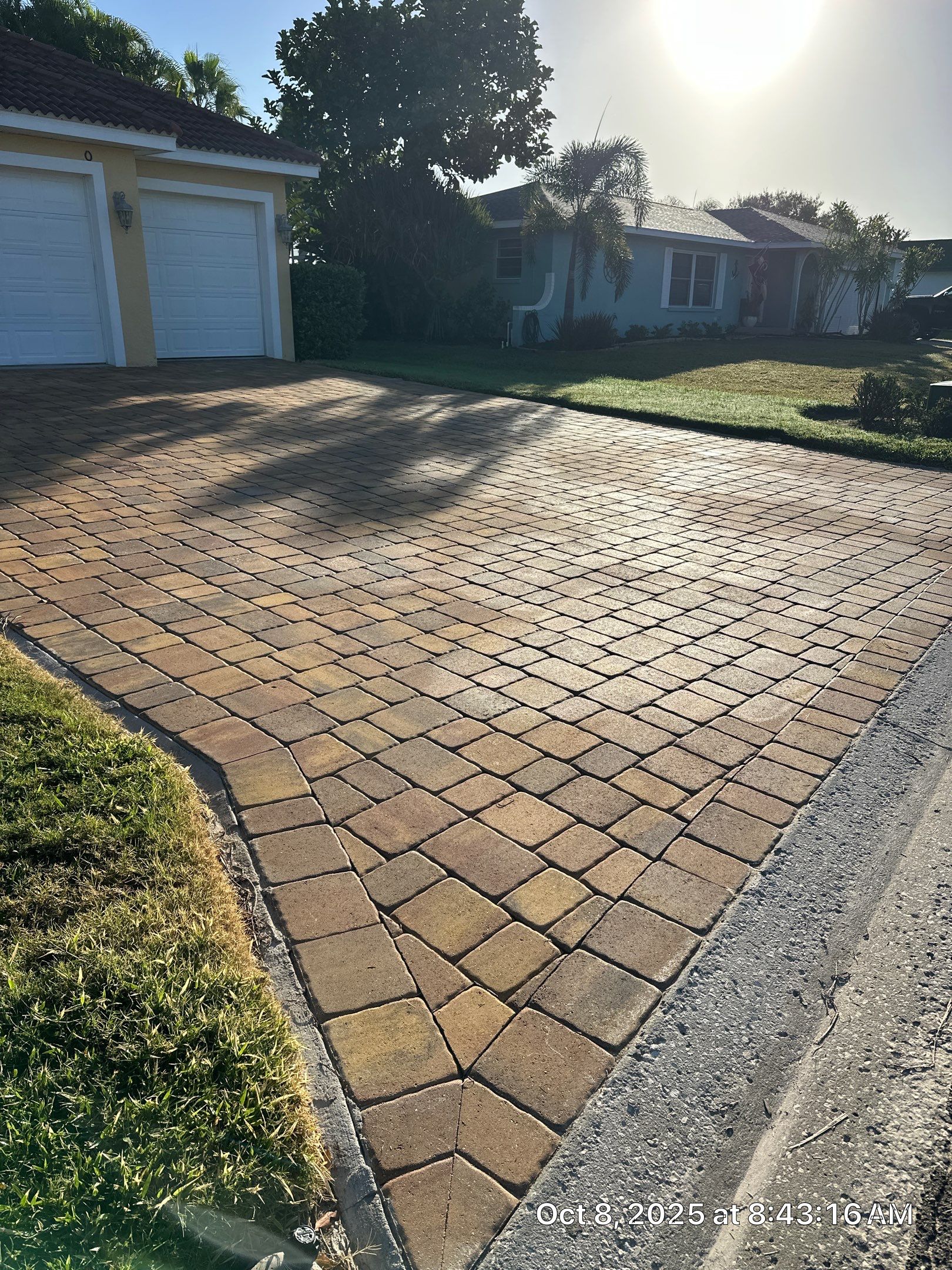 Driveway and Pool Deck Paver Restoration in Apollo Beach by Supreme Paver Experts