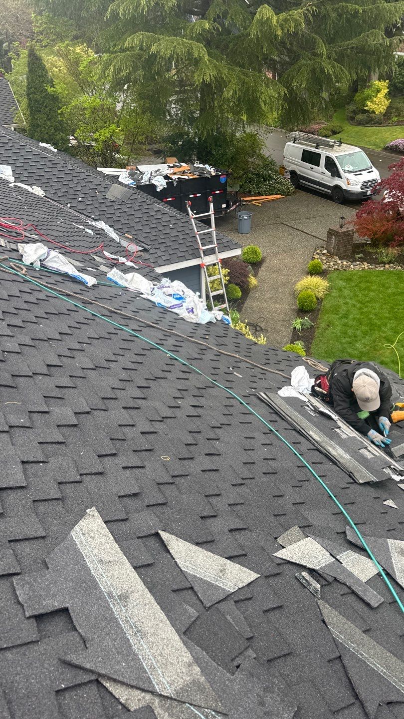 Residential Roofing Installation using GAF UHDZ Shingles by Roofing Formula LLC