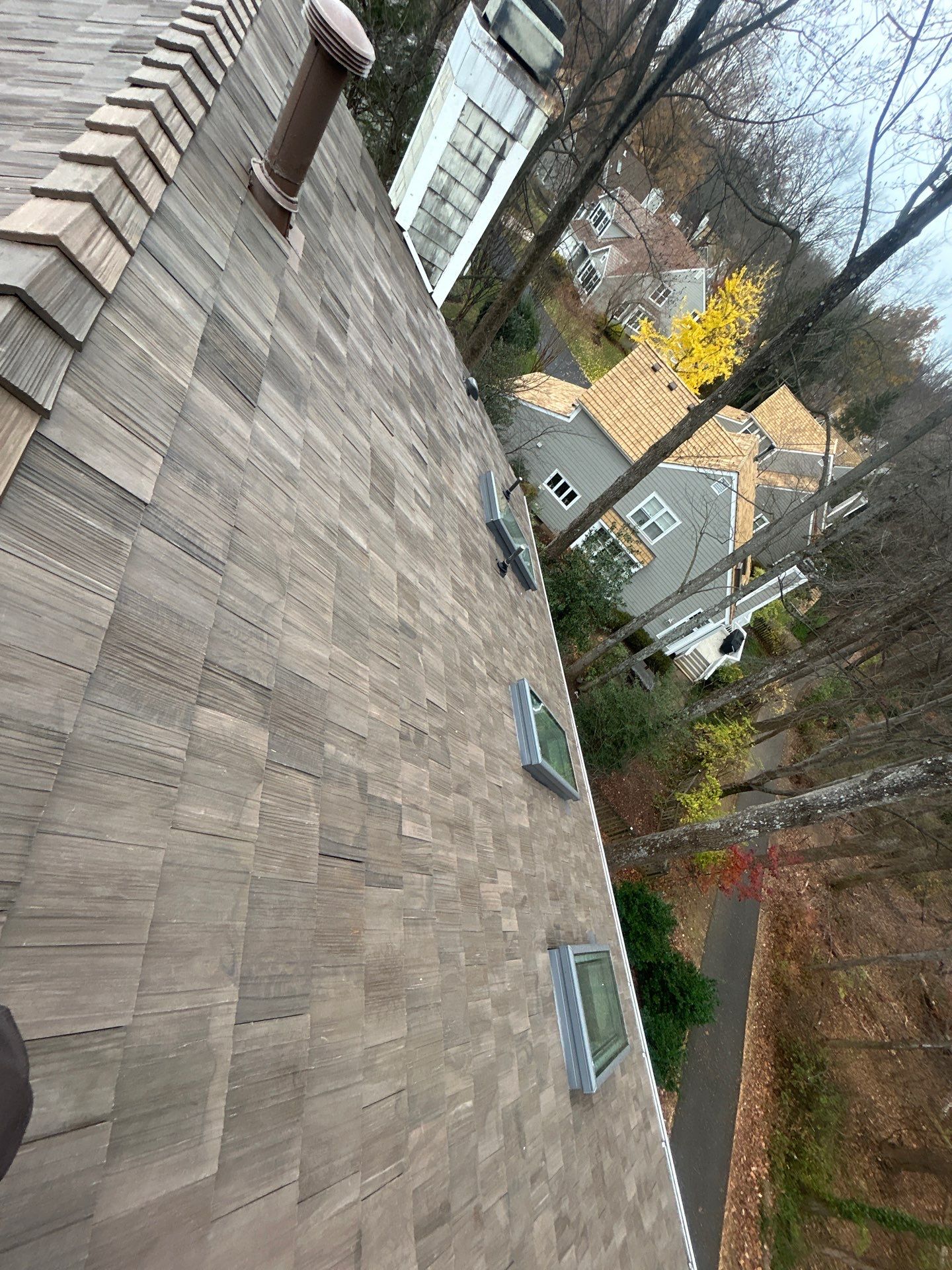 Reston :  Residential Roof Replacement with Brava Synthetic Cedar Shake Class C Natural  by RM Banning, Inc.