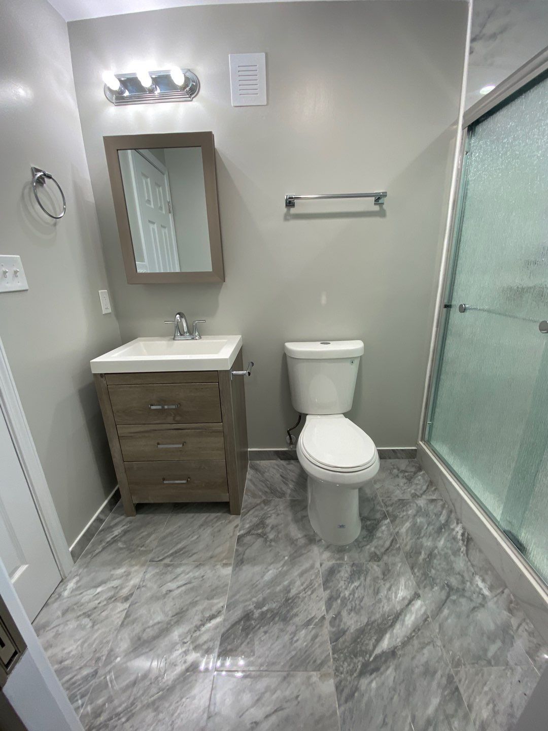 Basement Remodel using new paint by Jesus Master Handyman LLC 