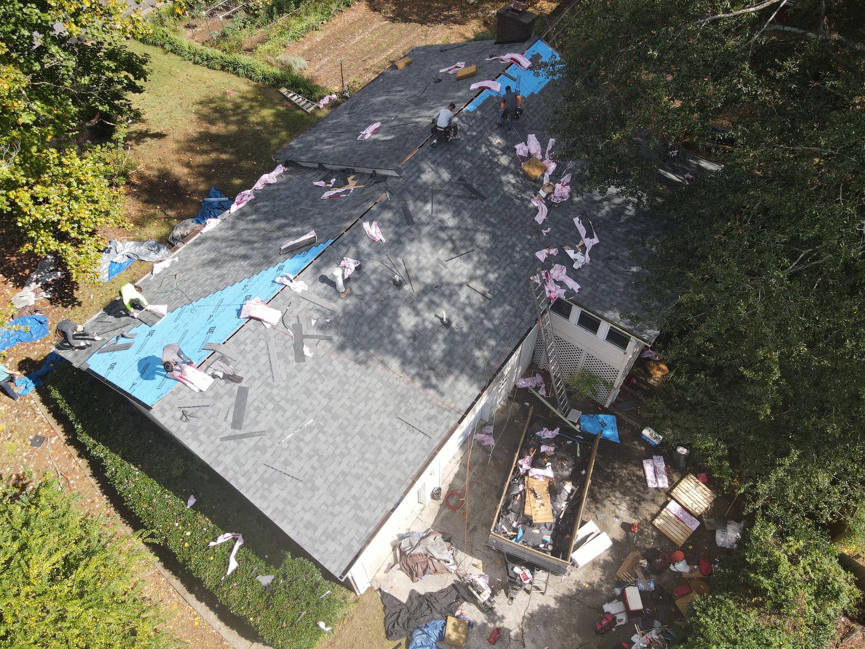 Residential Roofing Installation using Owens Corning by Inspector Roofing and Restoration