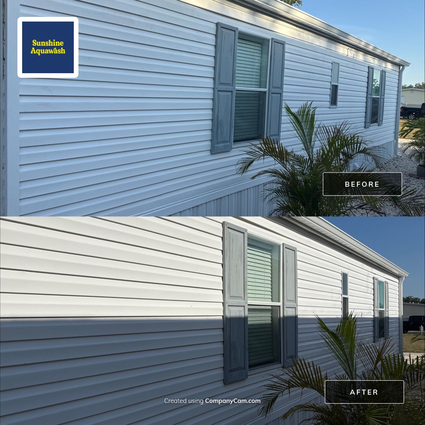 Mobile Home House Wash | Fisherman’s Cove RV Park | Terra Ceia, FL by Sunshine AquaWash