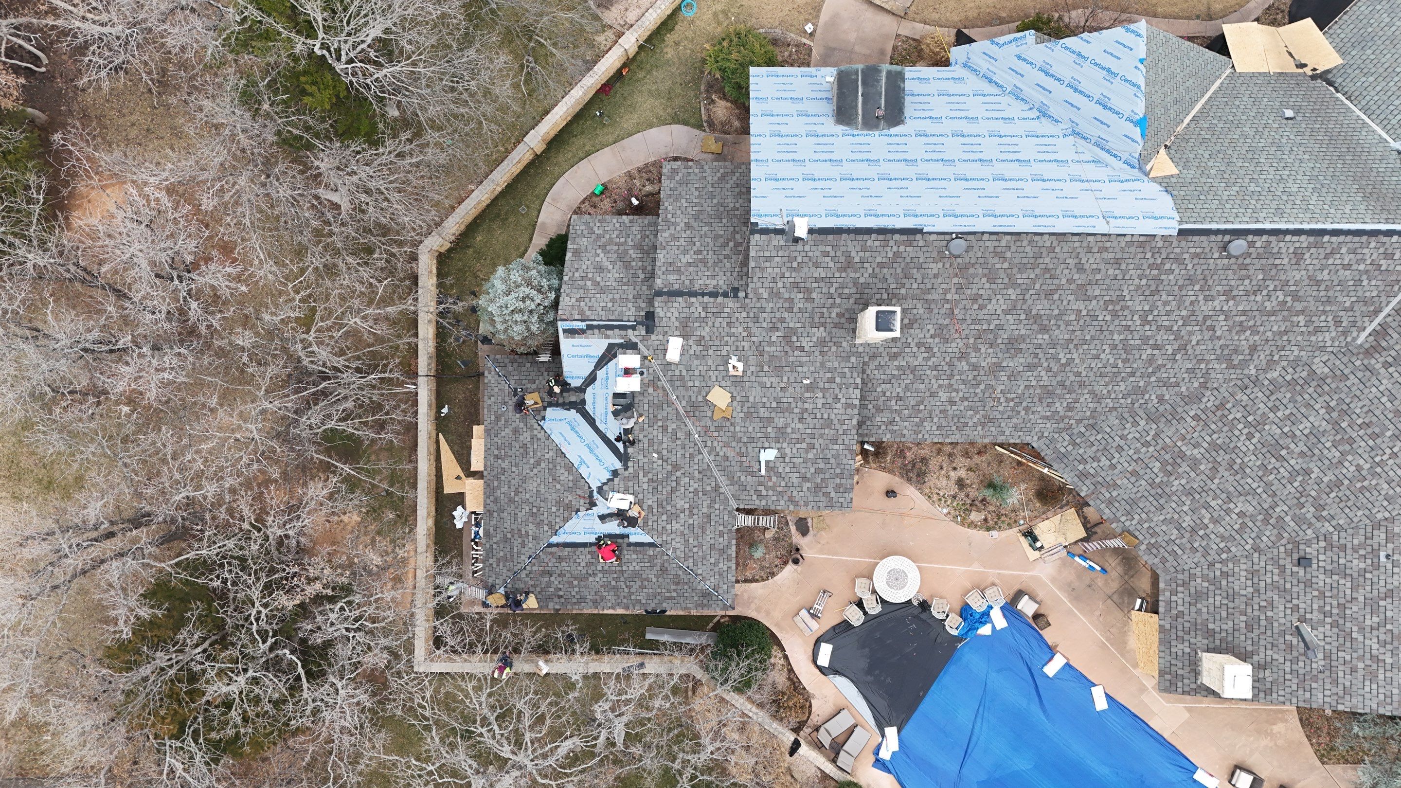 Reroof using Certainteed Integrity Roof System by Castillo Roofing
