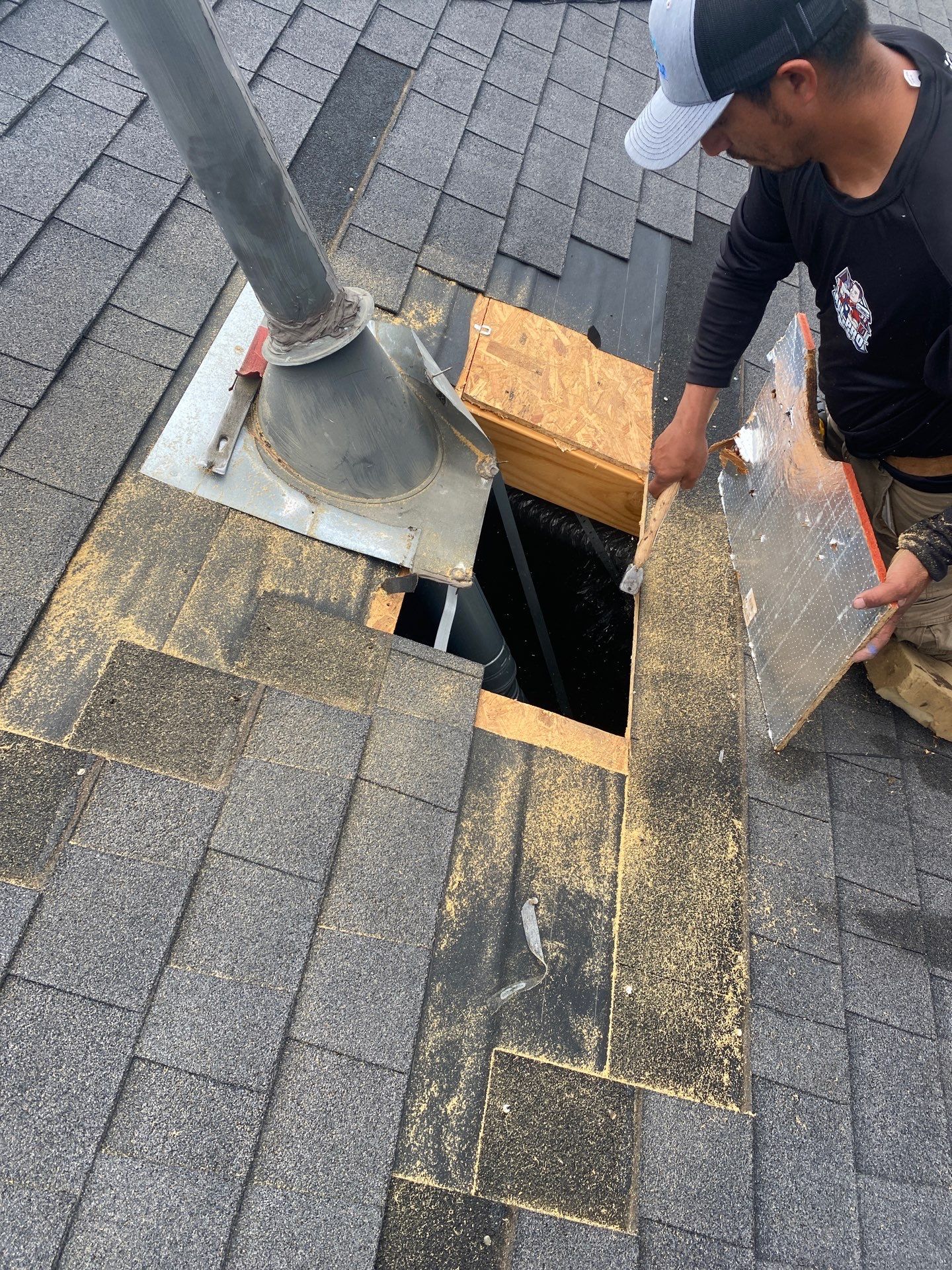 Hail Damage using Owen's Corning Duration (Lifetime) Shingles by Roof Repair Services LLC