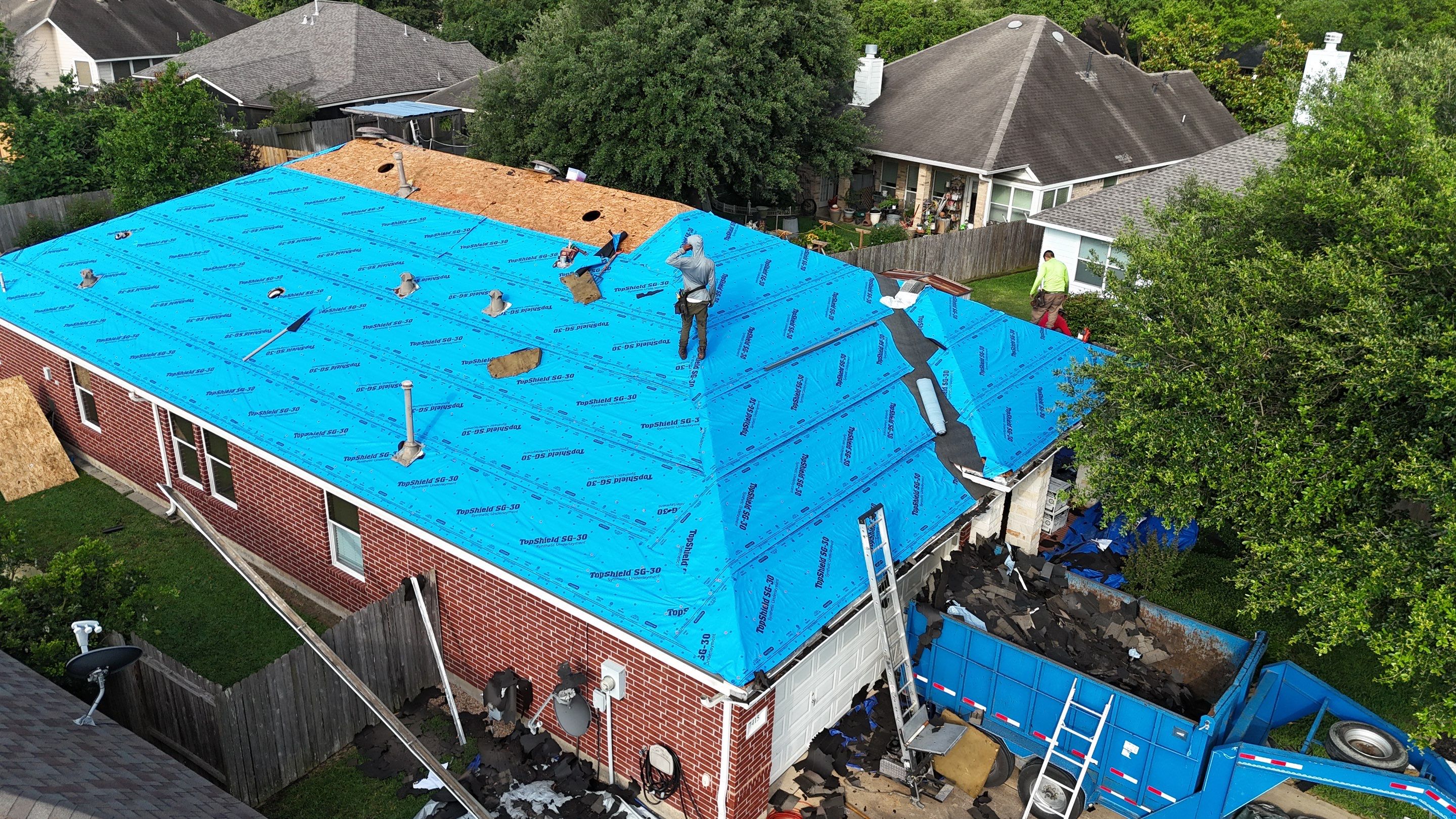Residential Roofing & Gutter Installation using IKO Dynasty by Core Four Roofing