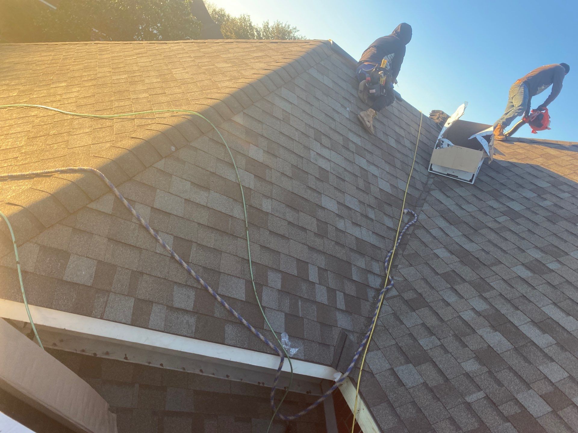 Residential Roofing Installation using Owen's Corning Duration (Lifetime) Shingles by Roof Repair Company