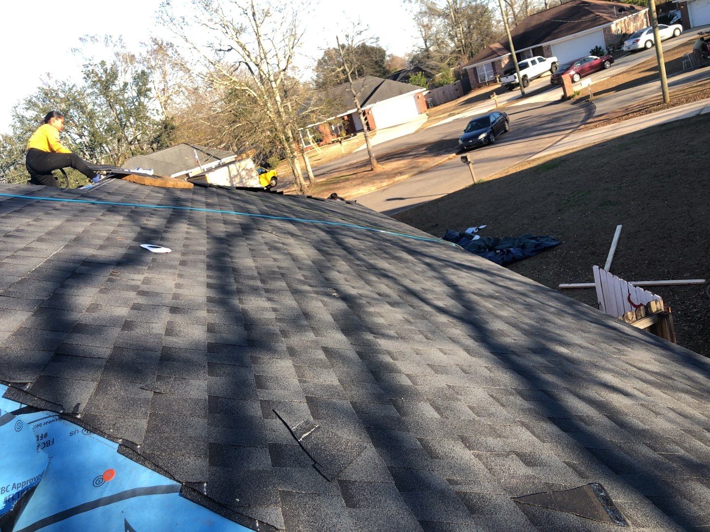 Residential Roofing Installation using Roof Replacement by American Roofing & Construction LLC
