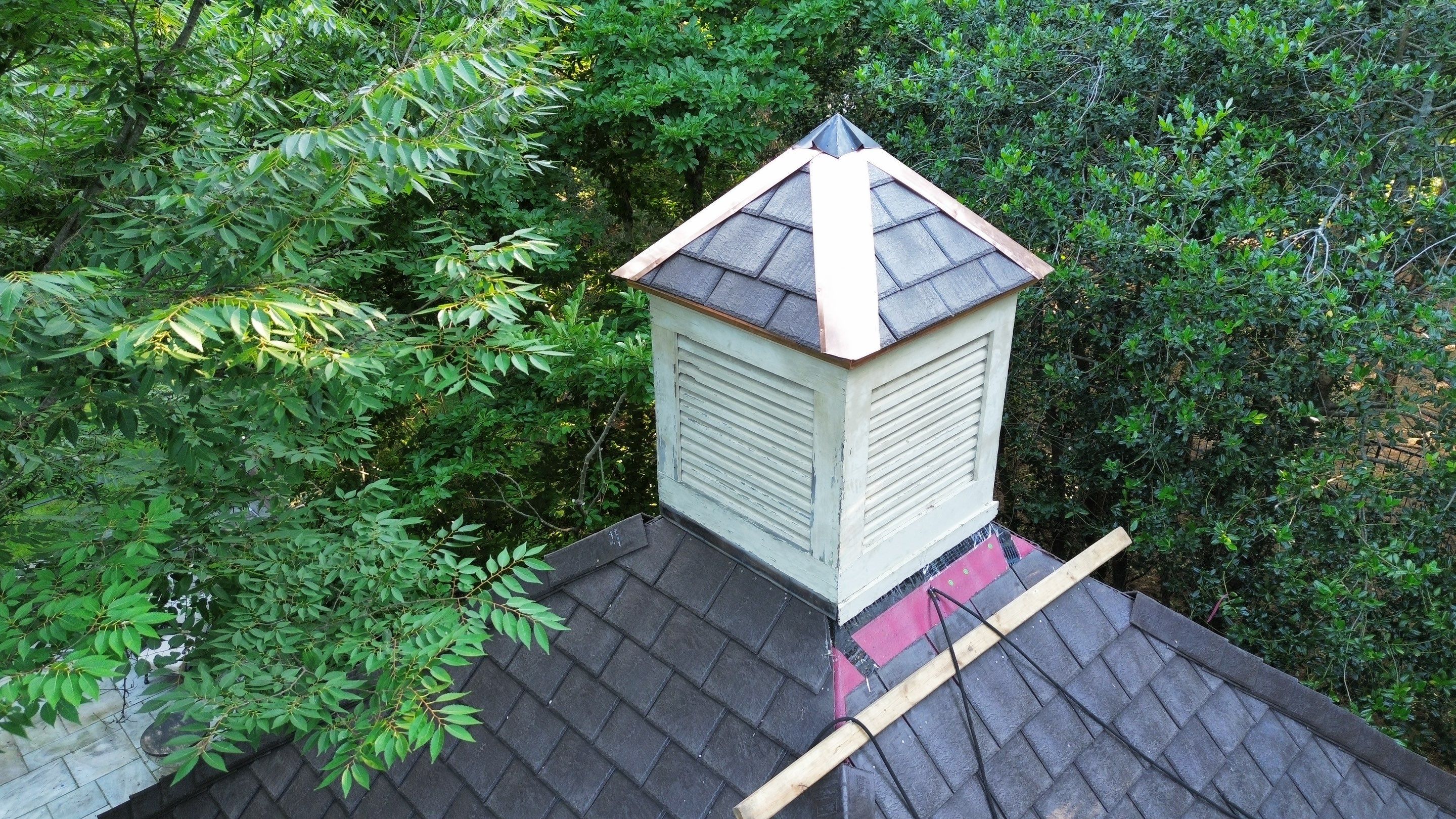 Residential Roofing Installation Using Enviroshake Synthetic Slate by Undersun Roofing 