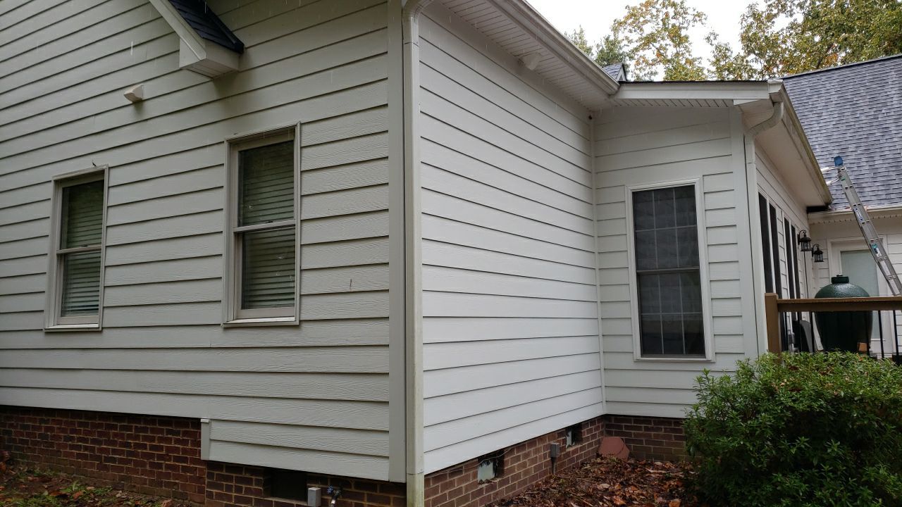 House Wash using cleaner by Power Wash Masters LLC