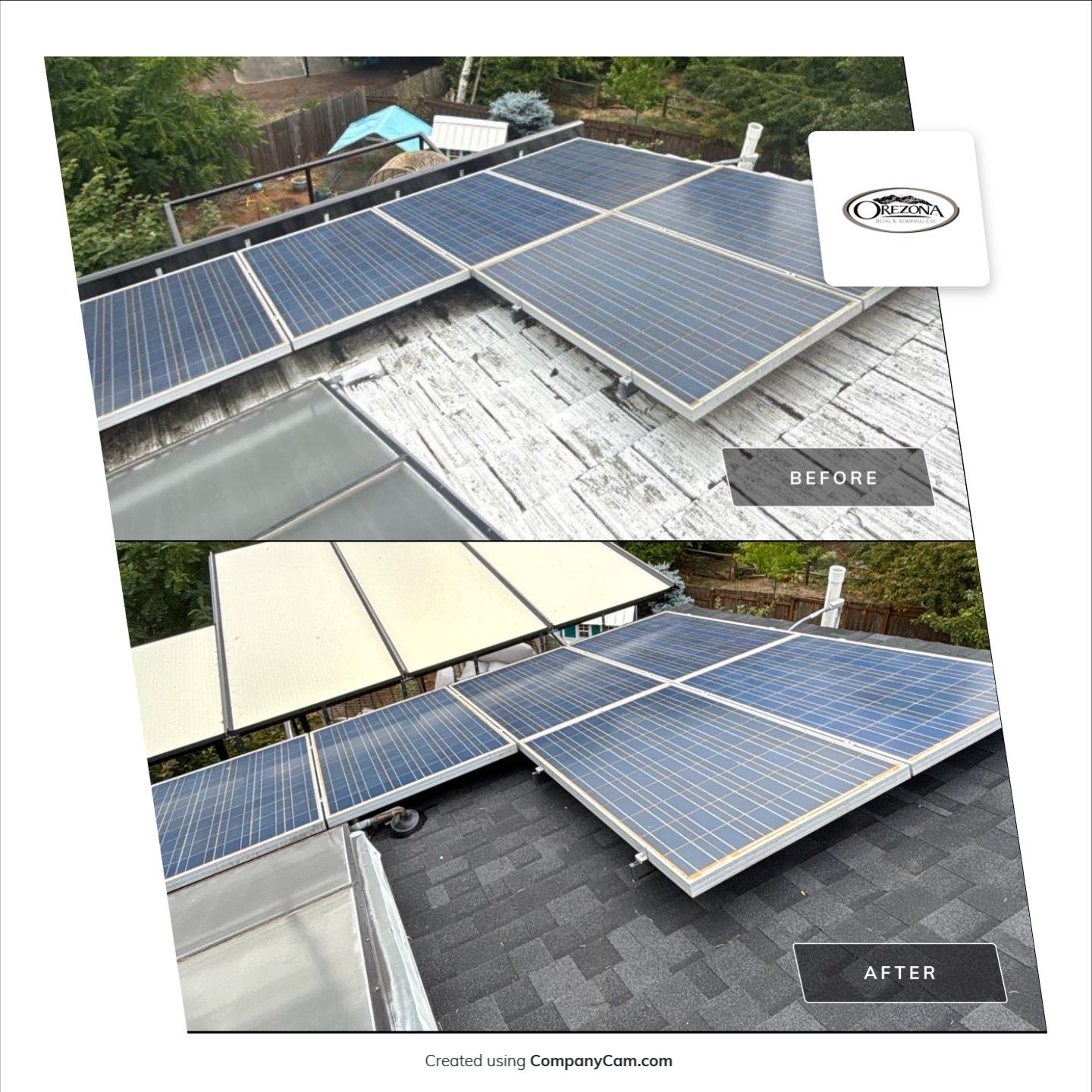 Granite Black Residential Roof Replacement by Orezona Building & Roofing Company, Inc.