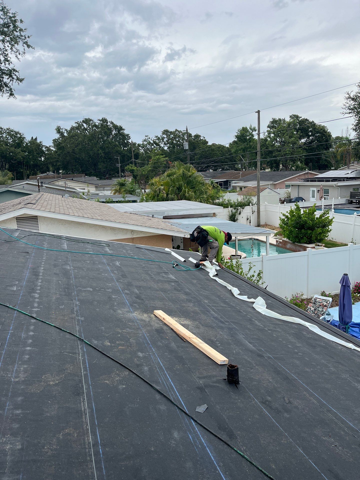 Project in St. Petersburg 33710 by Mitchell Roofing Company LLC 