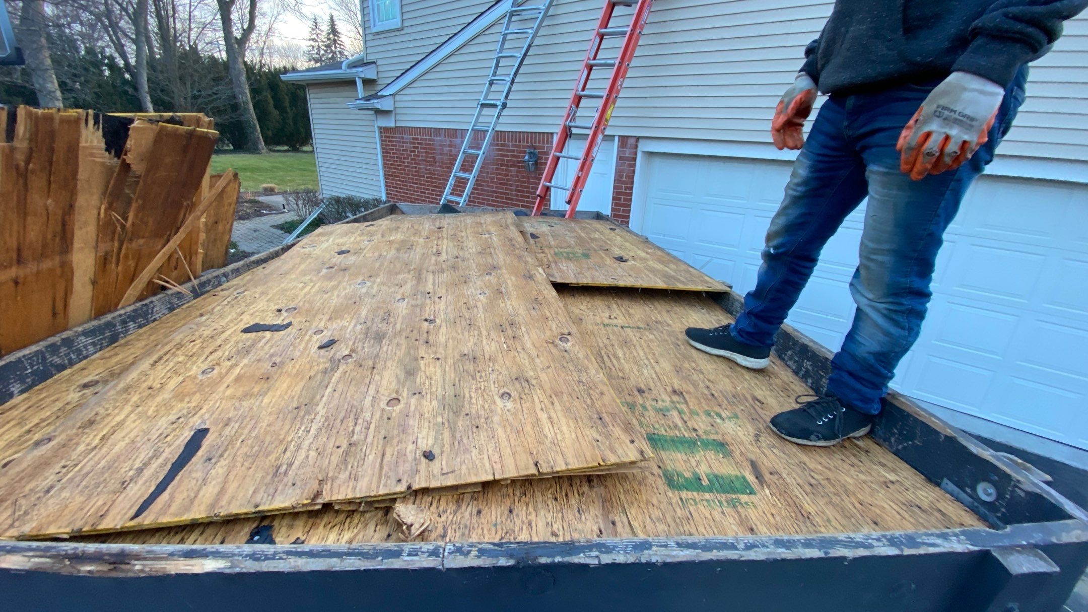 Residential Roofing Installation using Owens Corning Driftwood by 180 Contractors