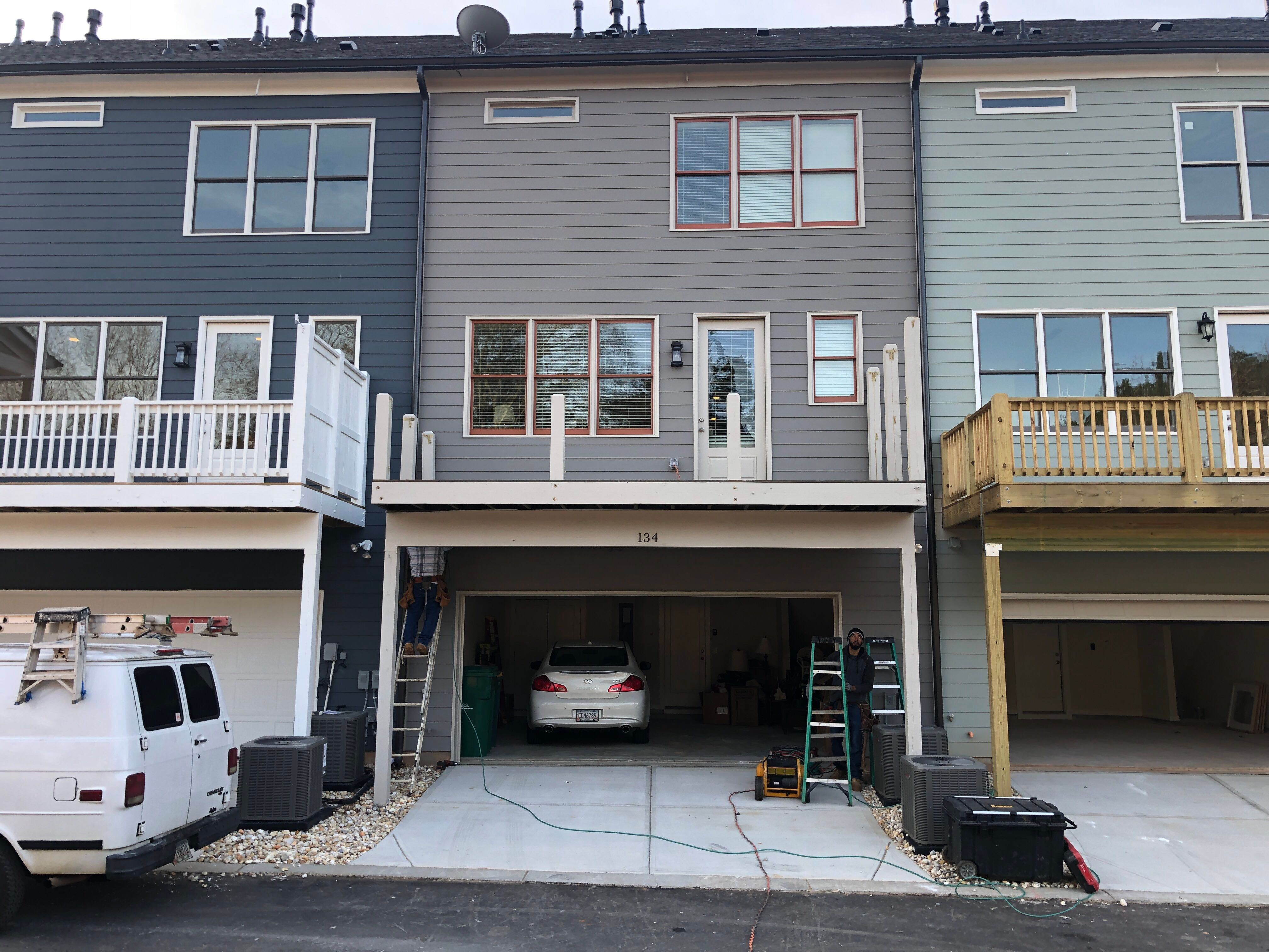 Second-Story Screened-In Porch Construction for Woodstock Townhome by Swift Home Renovations