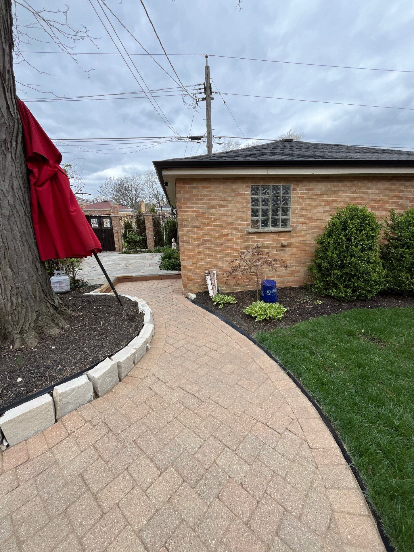 Brick repair, CSS, and stone cleaning by Northern Power Washing LLC.