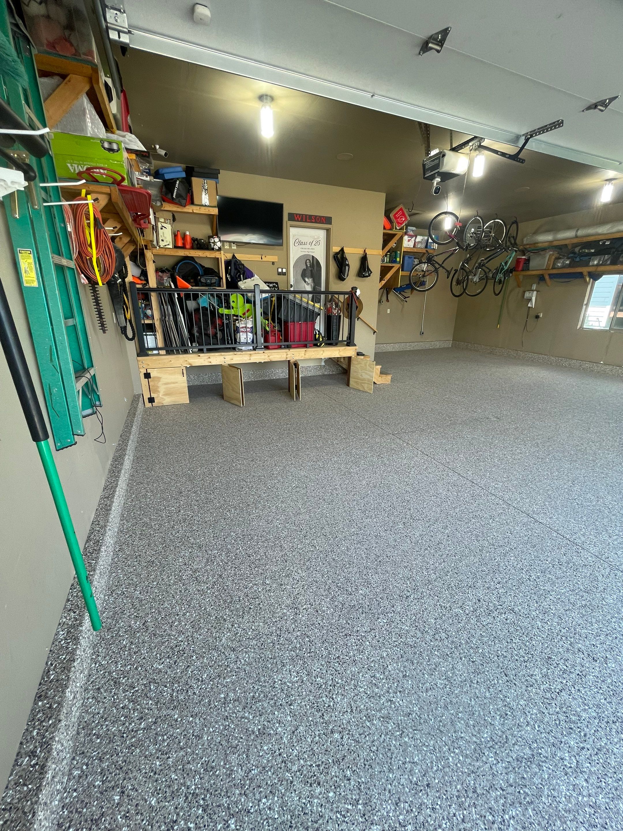 Garage Floor Coating in Tea, South Dakota by Select Painting, Coatings & Garage Cabinets