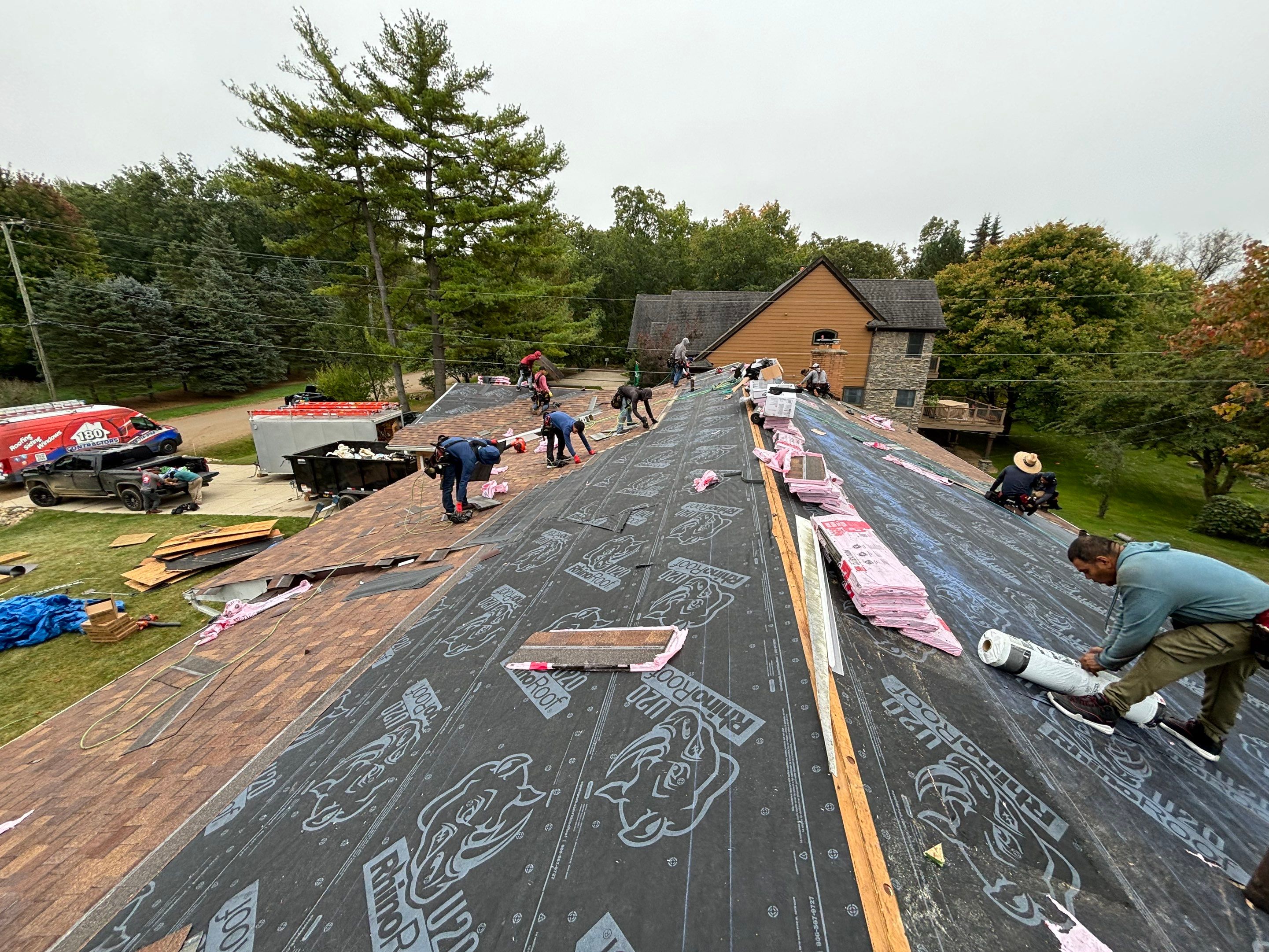 Roof Replacement using Owens Corning by 180 Contractors